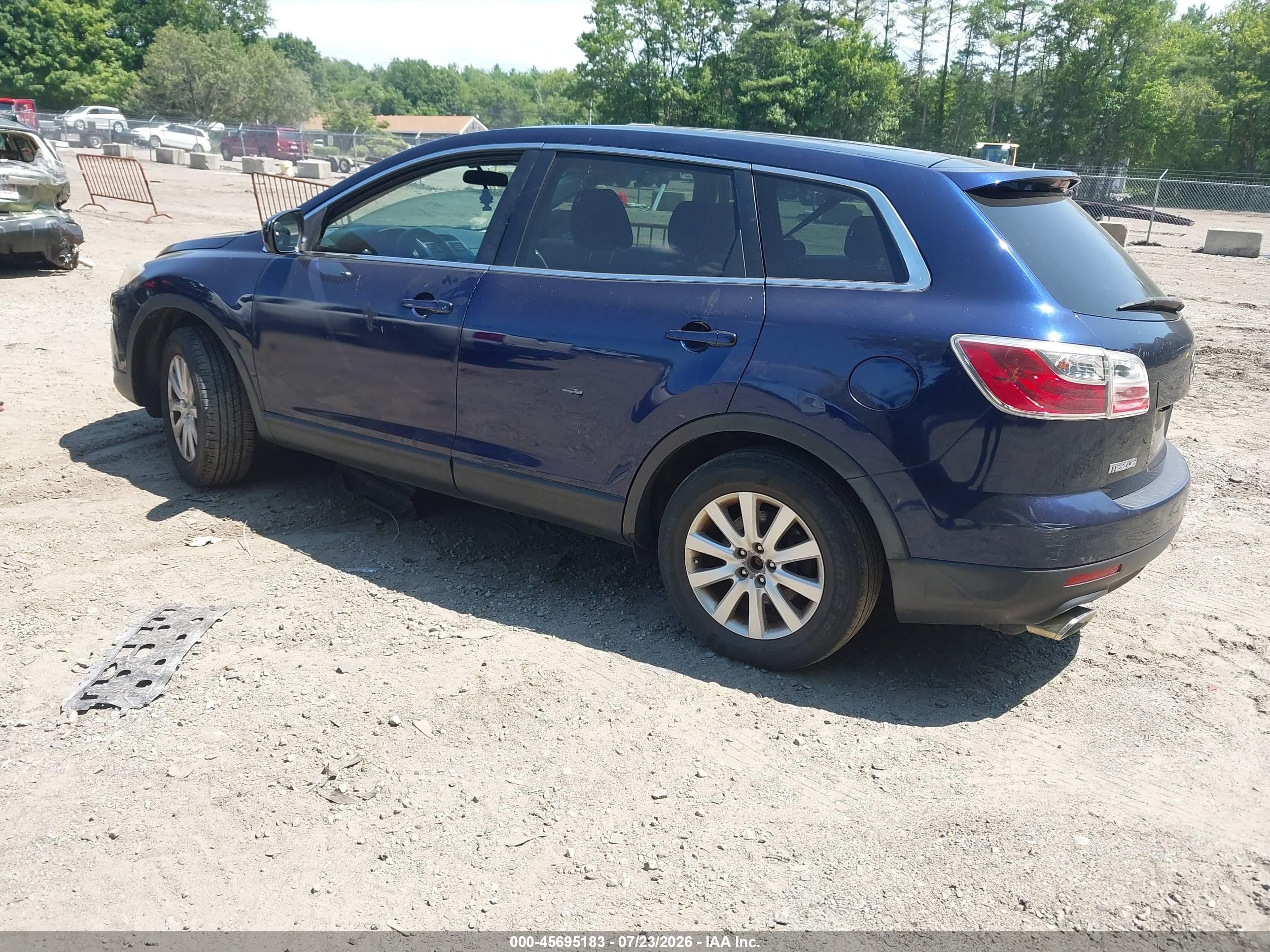 2010 Mazda Cx-9 Sport Blue vin: JM3TB3MV5A0214330