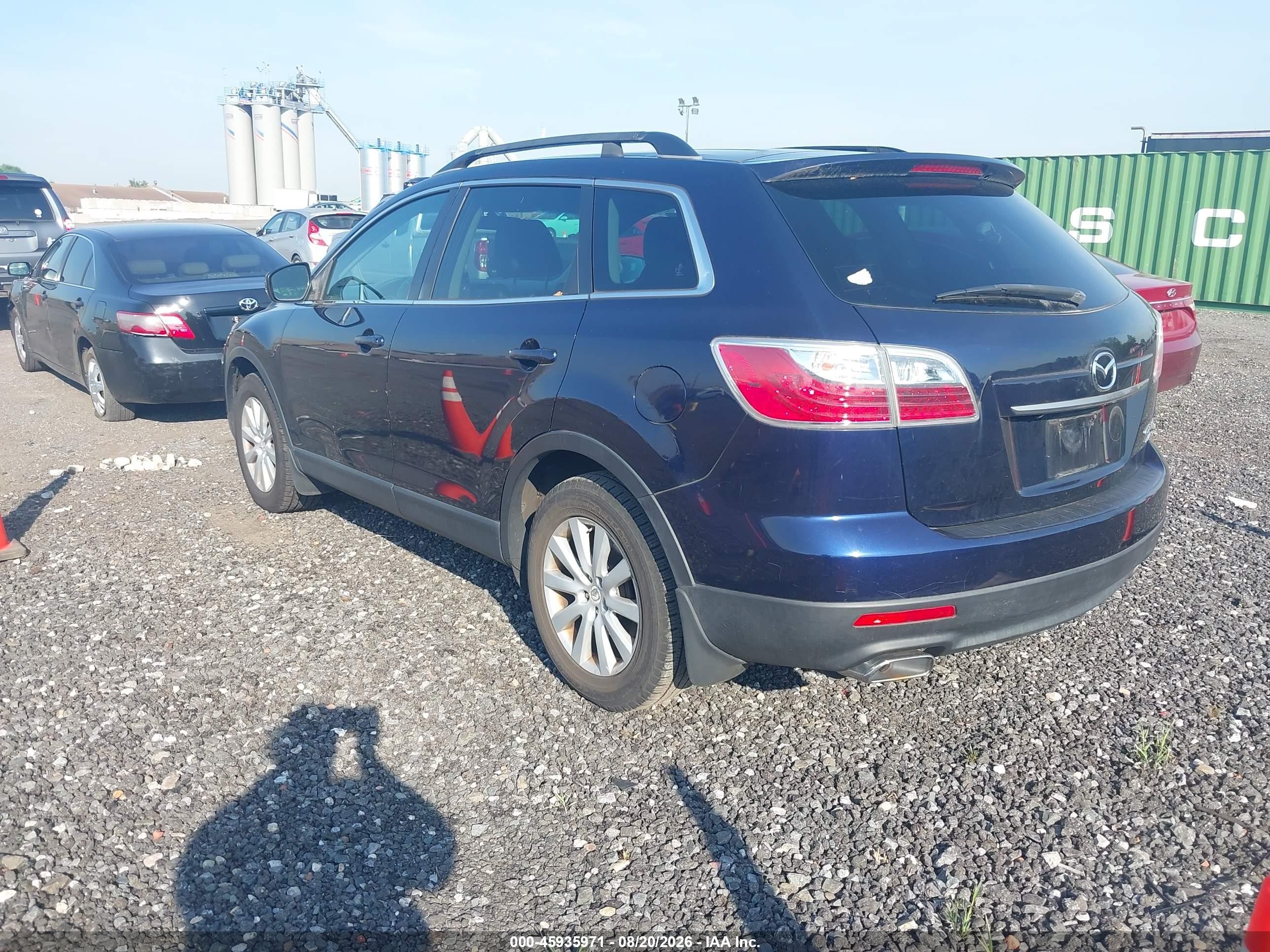 2010 Mazda Cx-9 Touring Blue vin: JM3TB3MV5A0236957