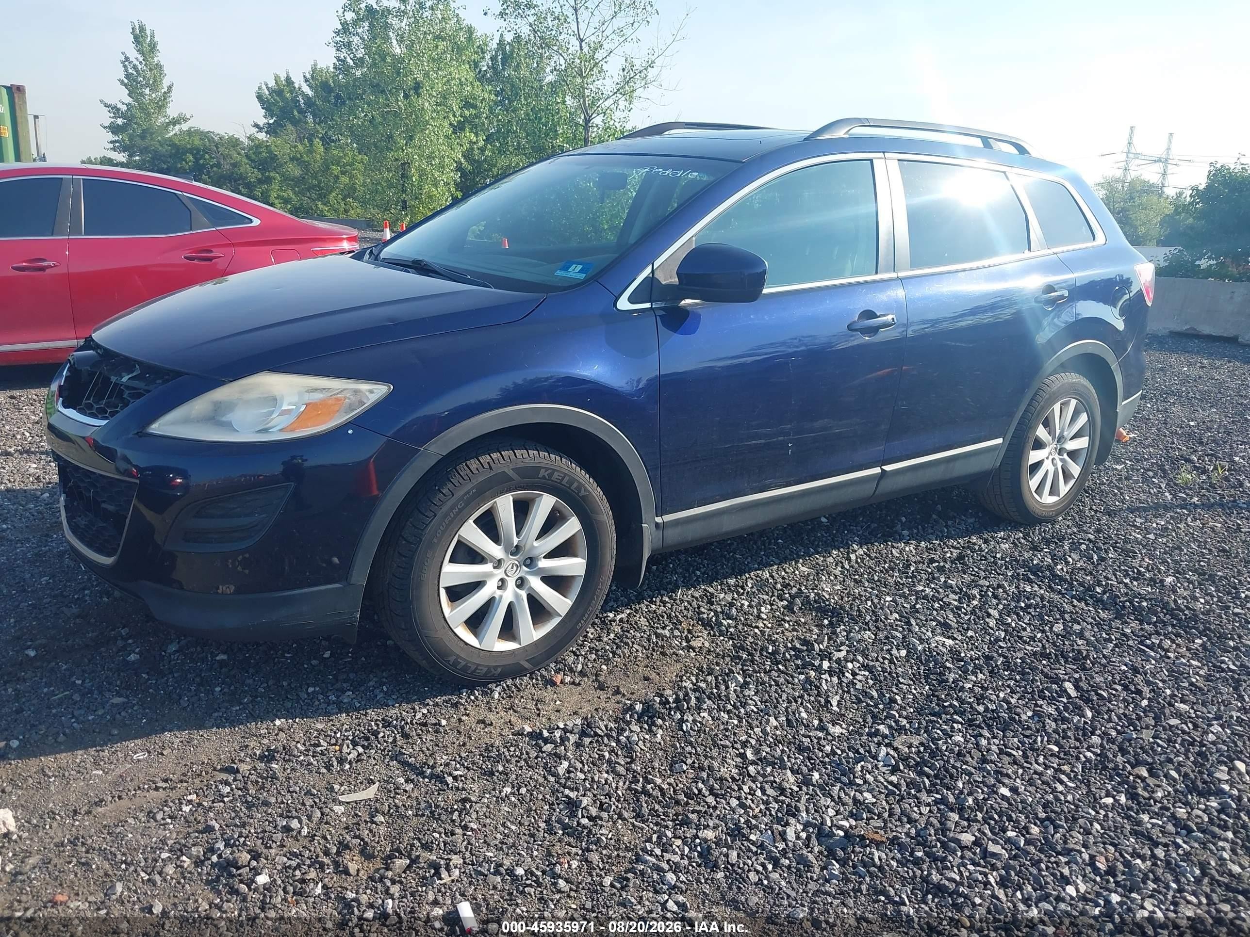 2010 Mazda Cx-9 Touring Blue vin: JM3TB3MV5A0236957
