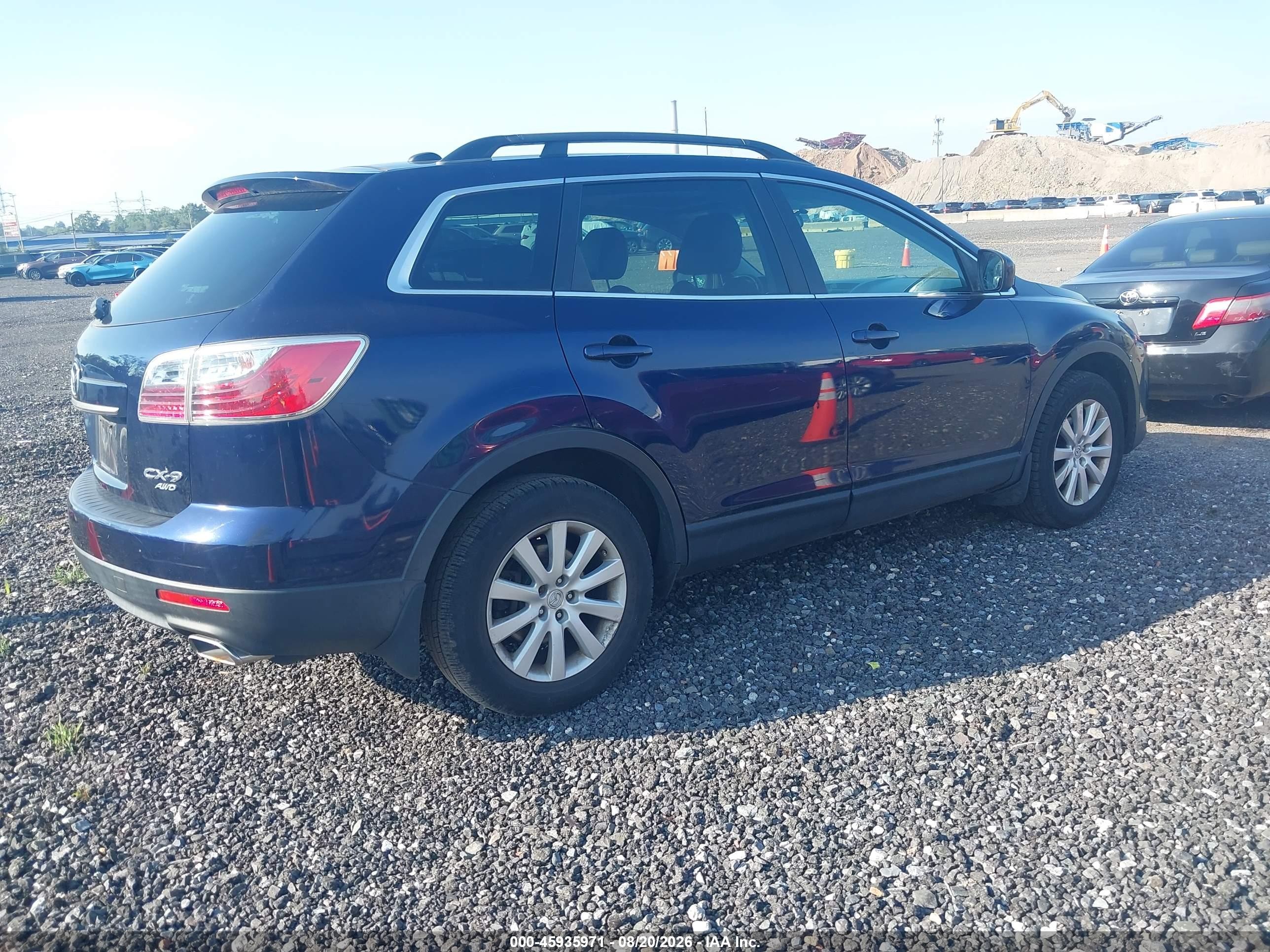 2010 Mazda Cx-9 Touring Blue vin: JM3TB3MV5A0236957