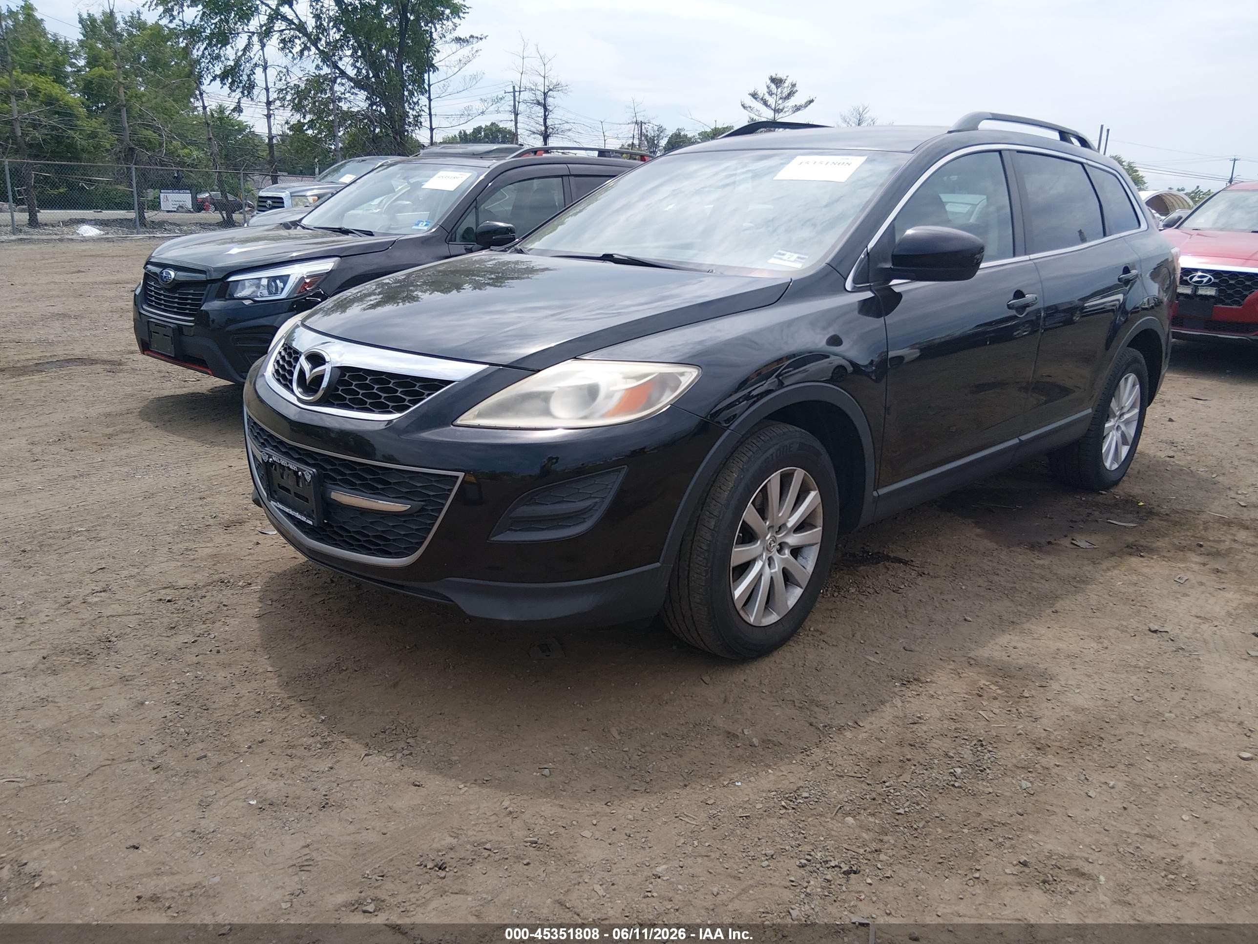 2010 Mazda Cx-9 Touring Black vin: JM3TB3MV5A0238014