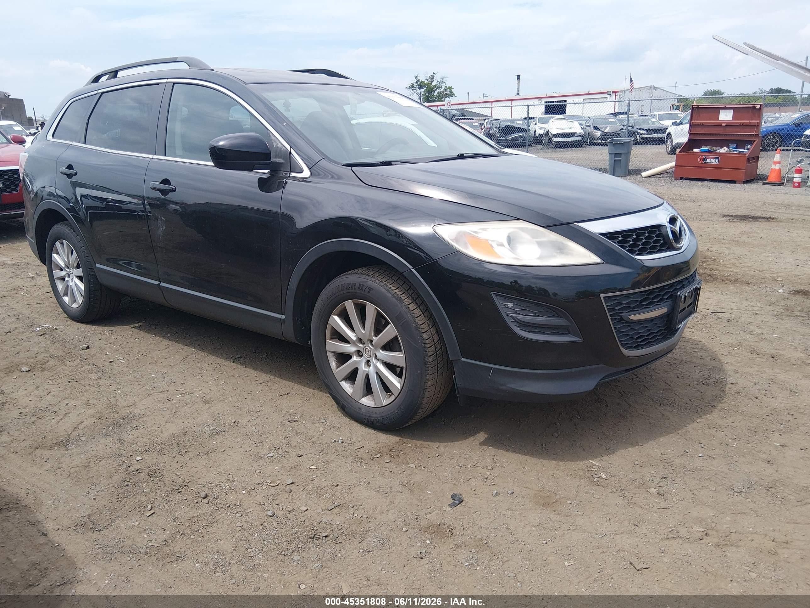 2010 Mazda Cx-9 Touring Black vin: JM3TB3MV5A0238014
