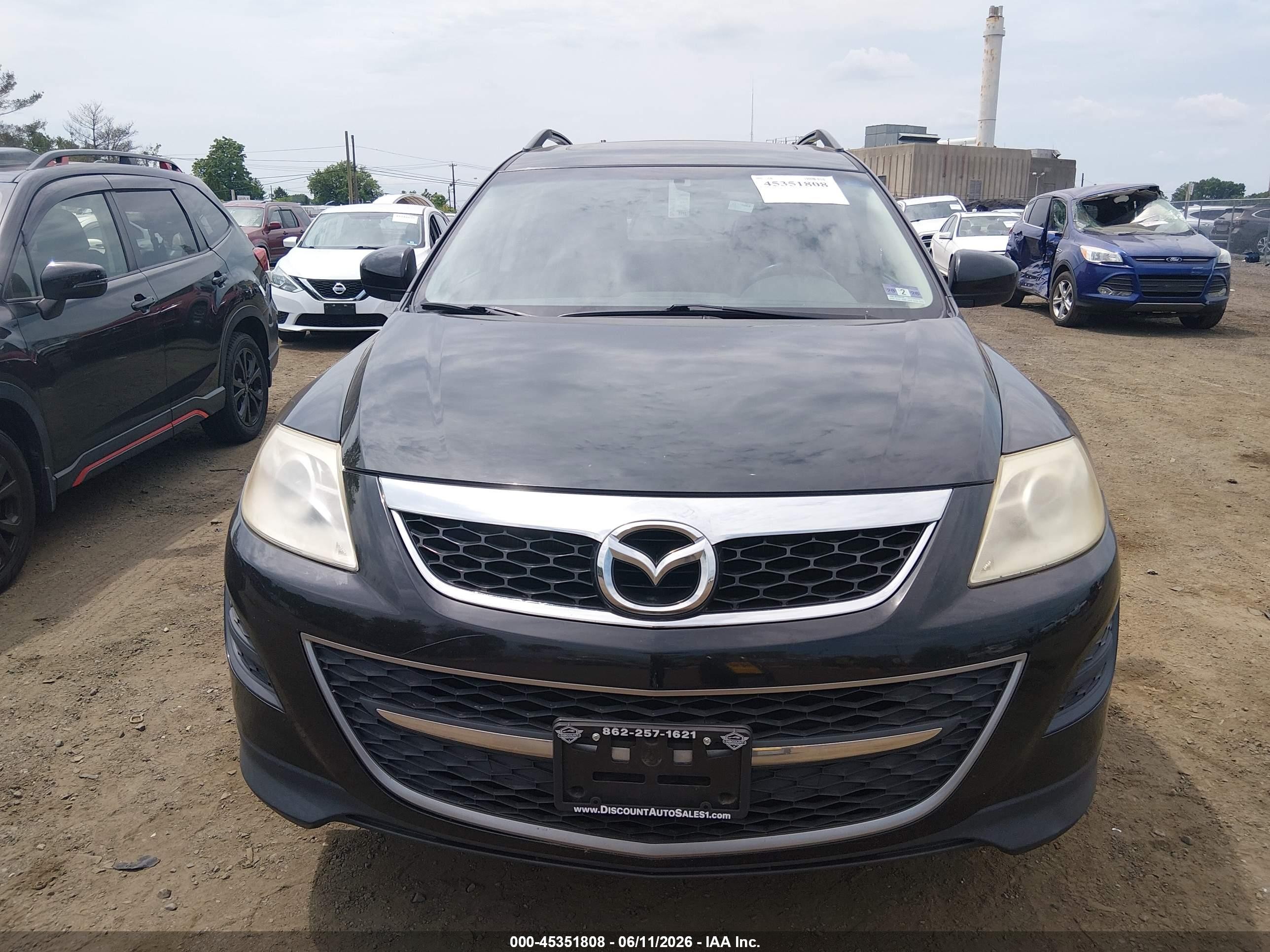 2010 Mazda Cx-9 Touring Black vin: JM3TB3MV5A0238014