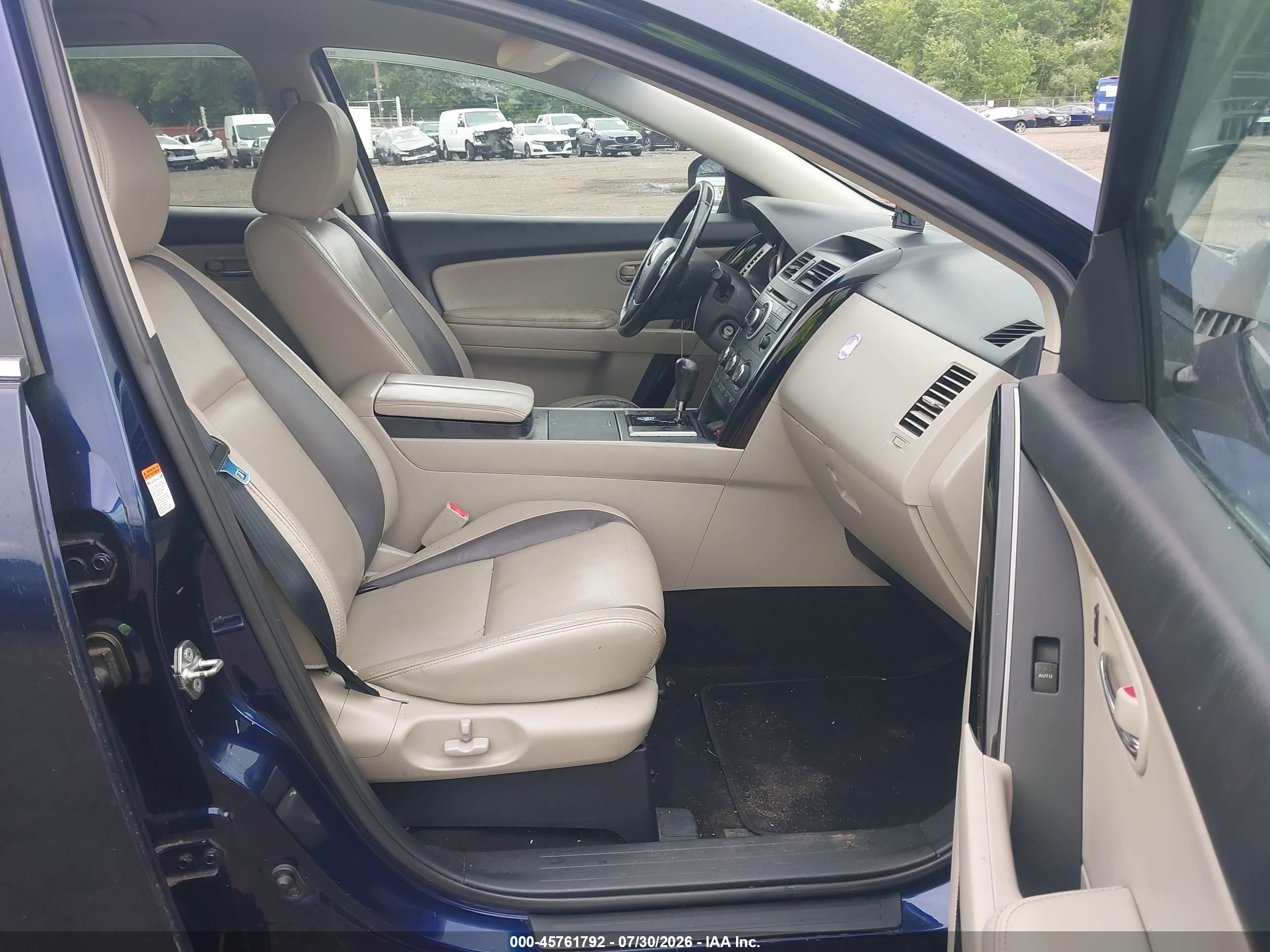 2010 Mazda Cx-9 Touring Dark Blue vin: JM3TB3MV6A0203093