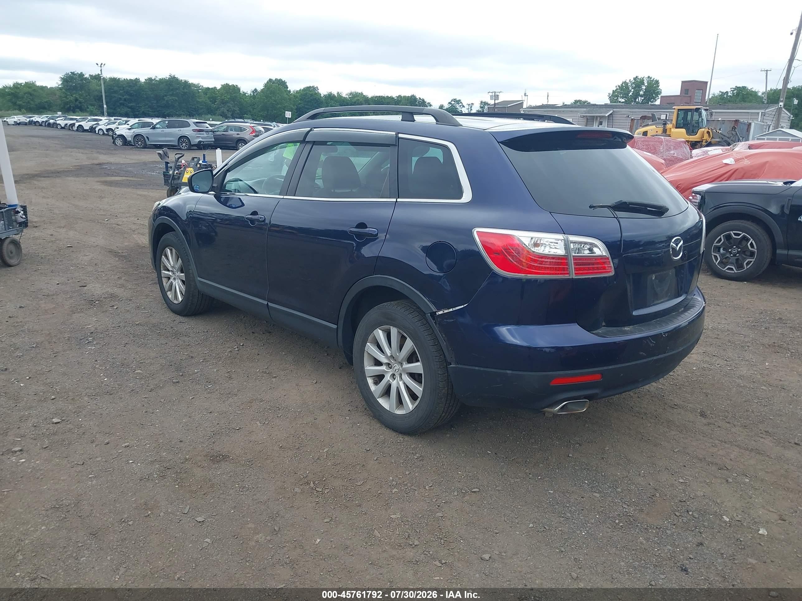 2010 Mazda Cx-9 Touring Dark Blue vin: JM3TB3MV6A0203093