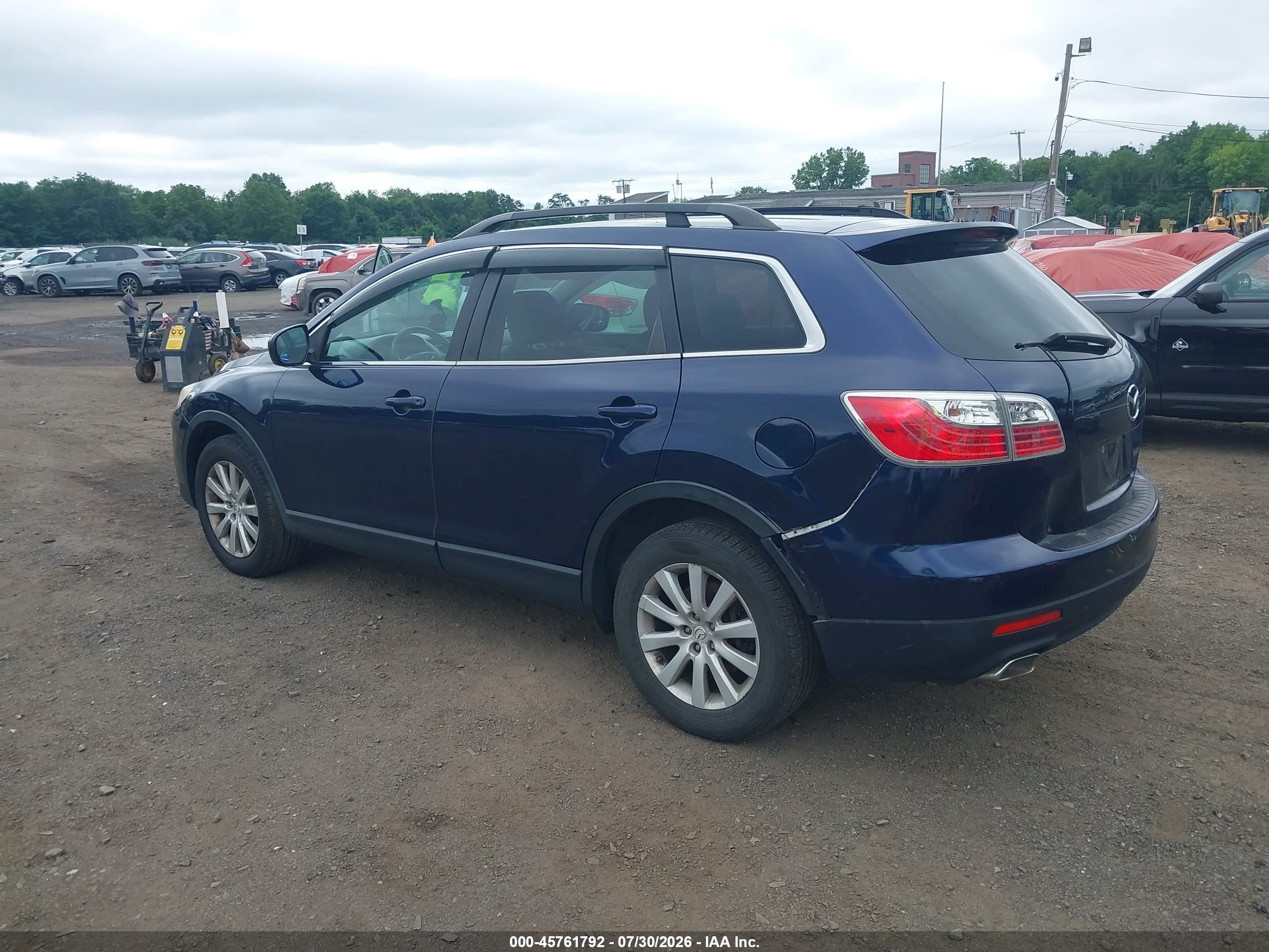 2010 Mazda Cx-9 Touring Dark Blue vin: JM3TB3MV6A0203093