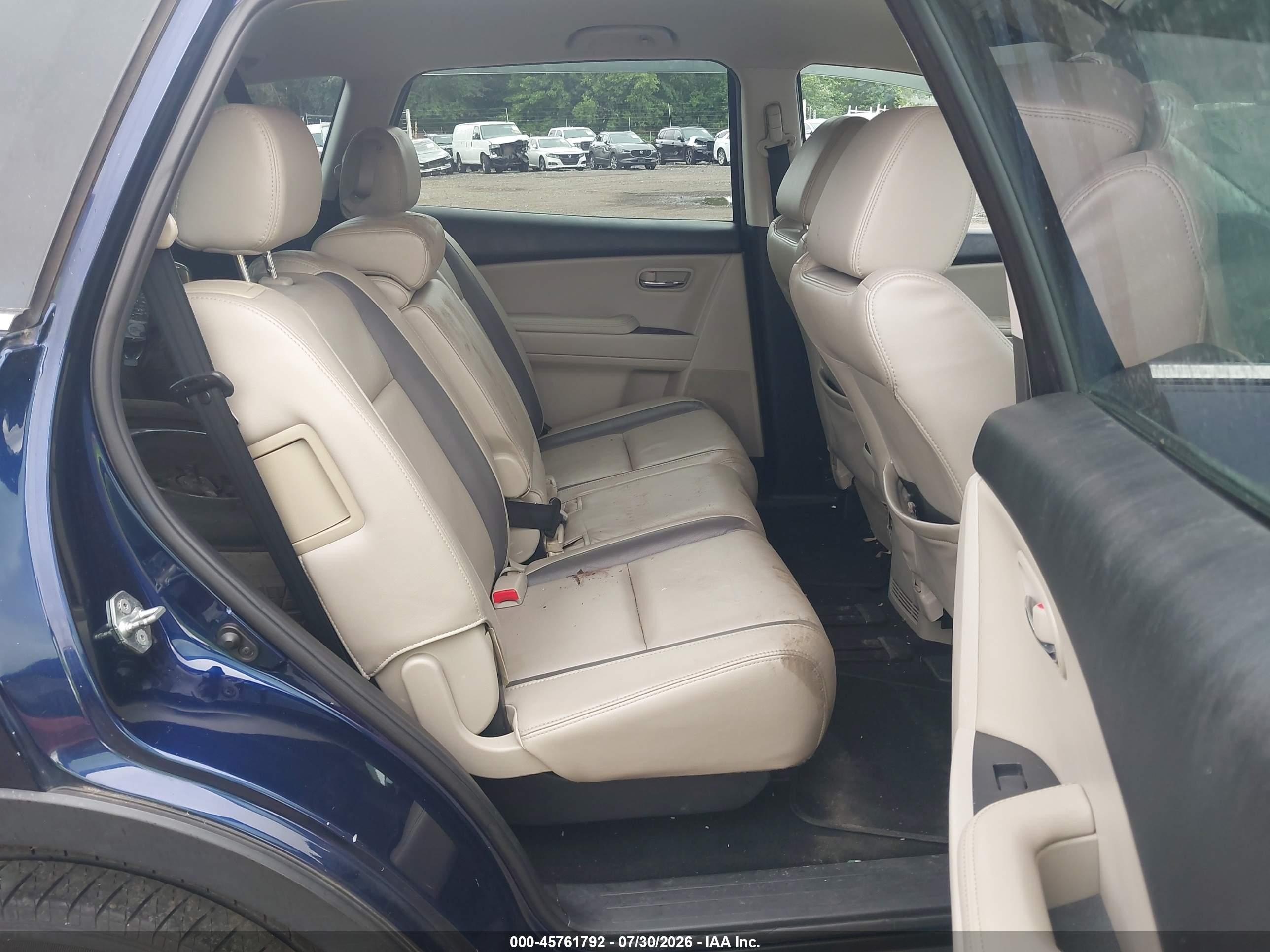 2010 Mazda Cx-9 Touring Dark Blue vin: JM3TB3MV6A0203093