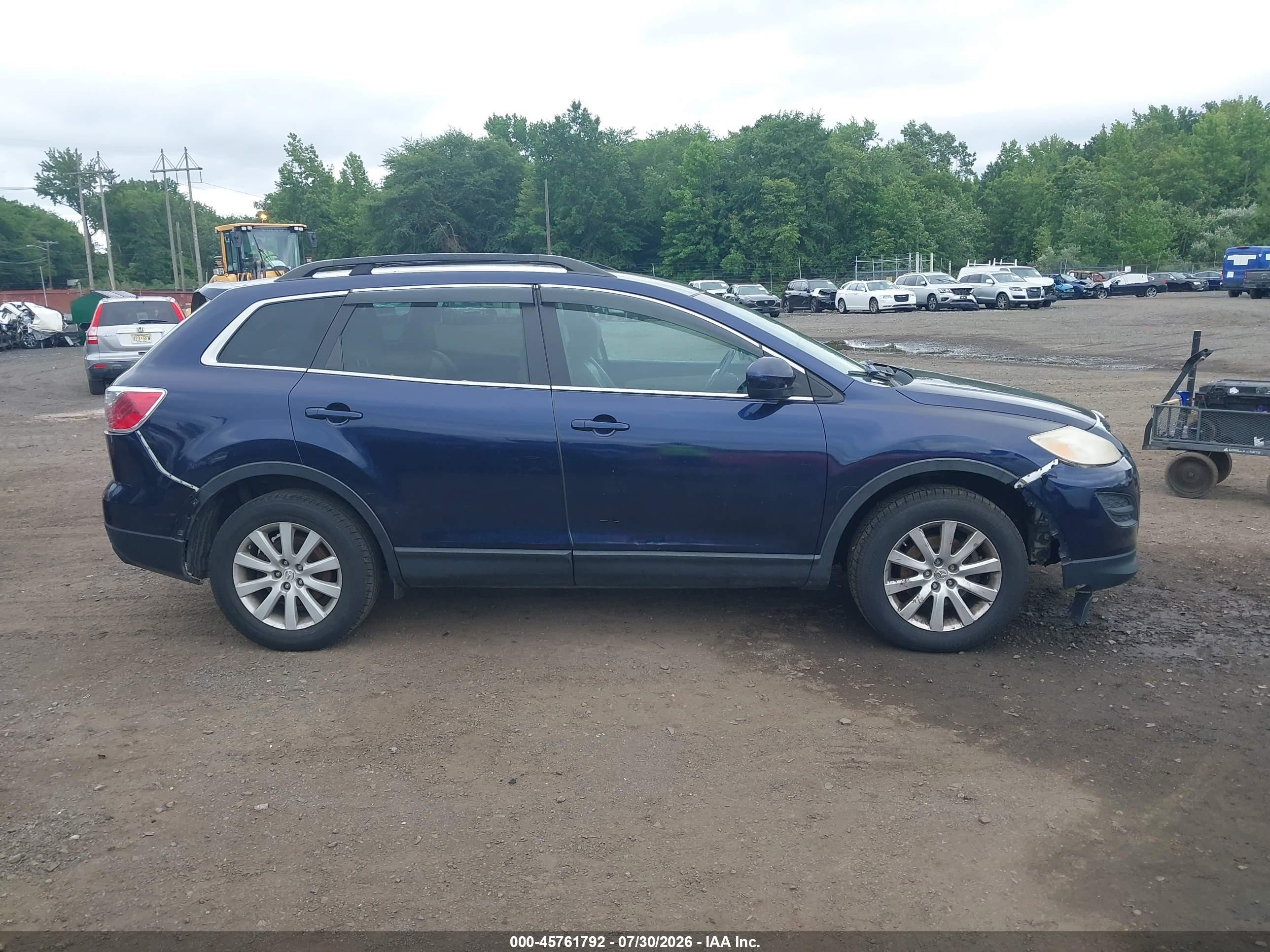 2010 Mazda Cx-9 Touring Dark Blue vin: JM3TB3MV6A0203093