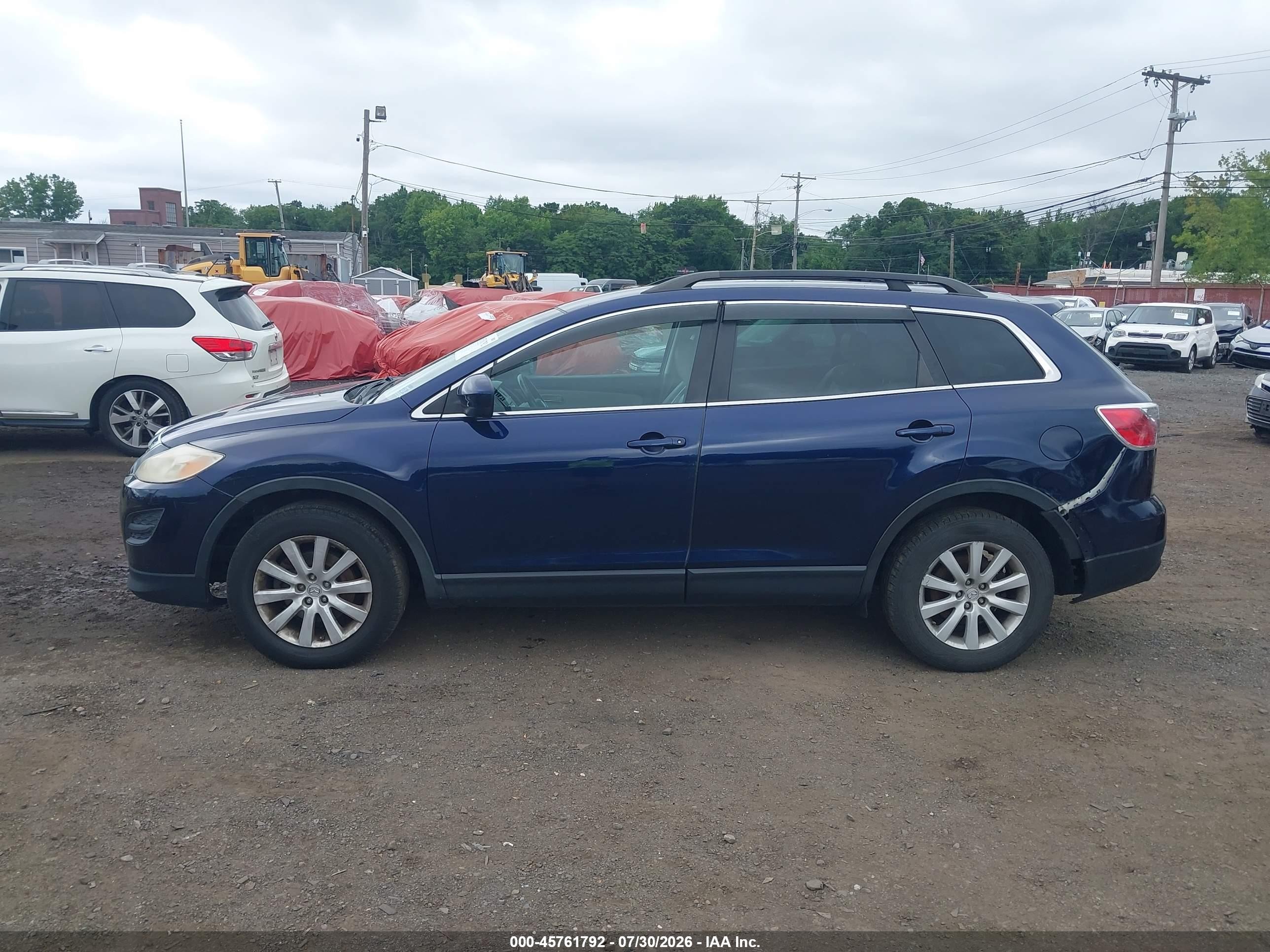 2010 Mazda Cx-9 Touring Dark Blue vin: JM3TB3MV6A0203093
