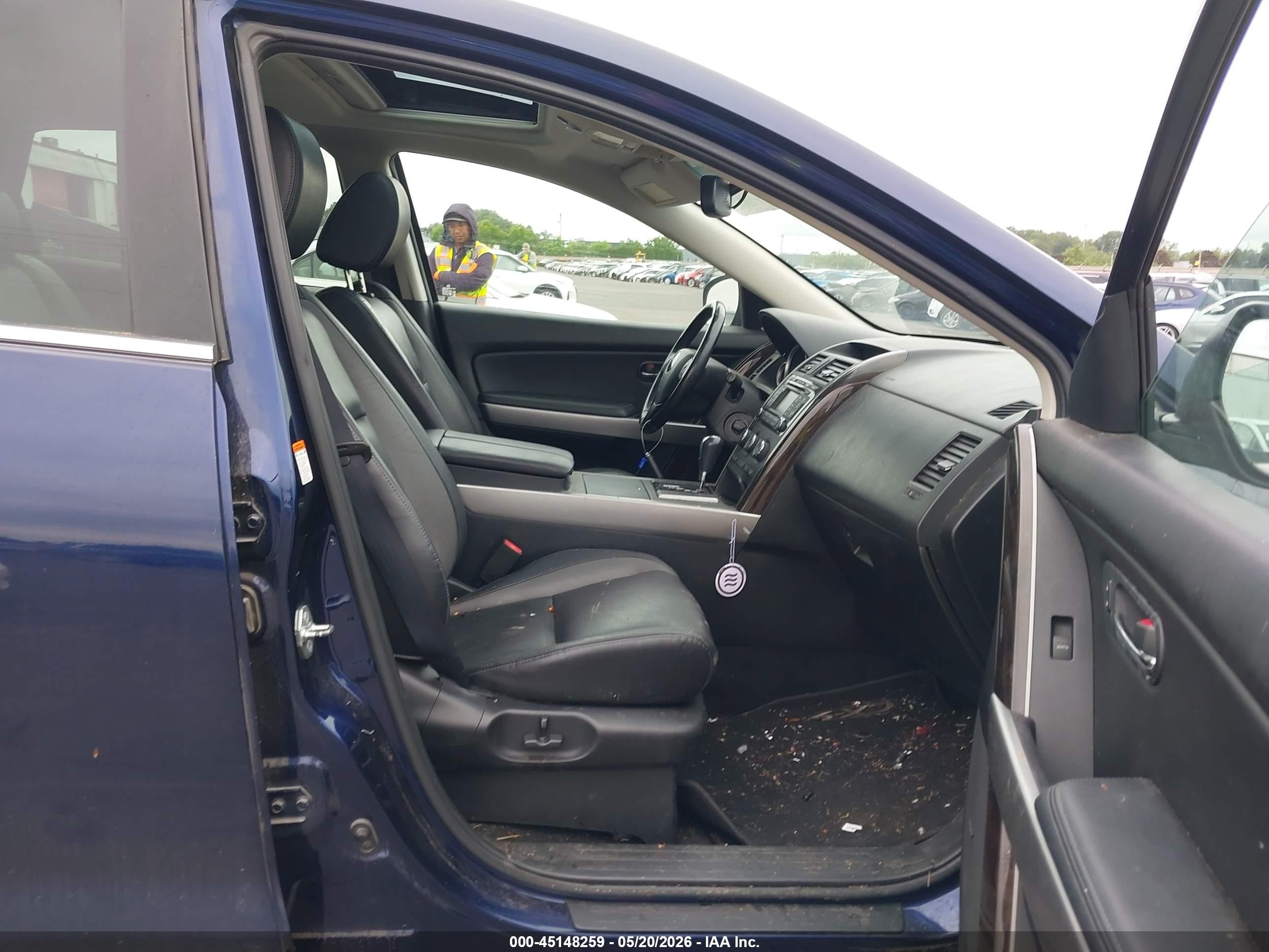 2010 Mazda Cx-9 Grand Touring Dark Blue vin: JM3TB3MV6A0204096
