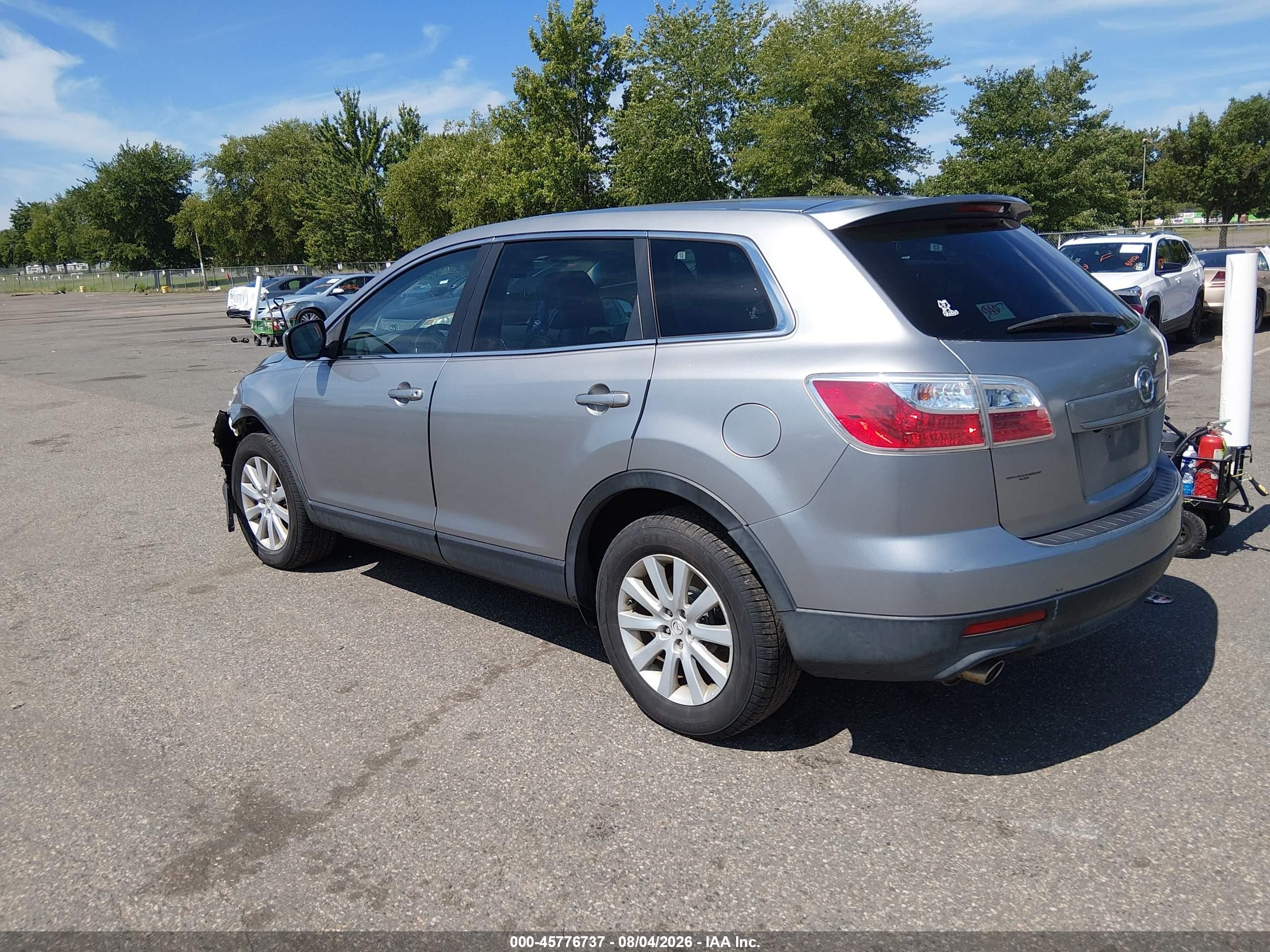 2010 Mazda Cx-9 Touring Gray vin: JM3TB3MV6A0217785