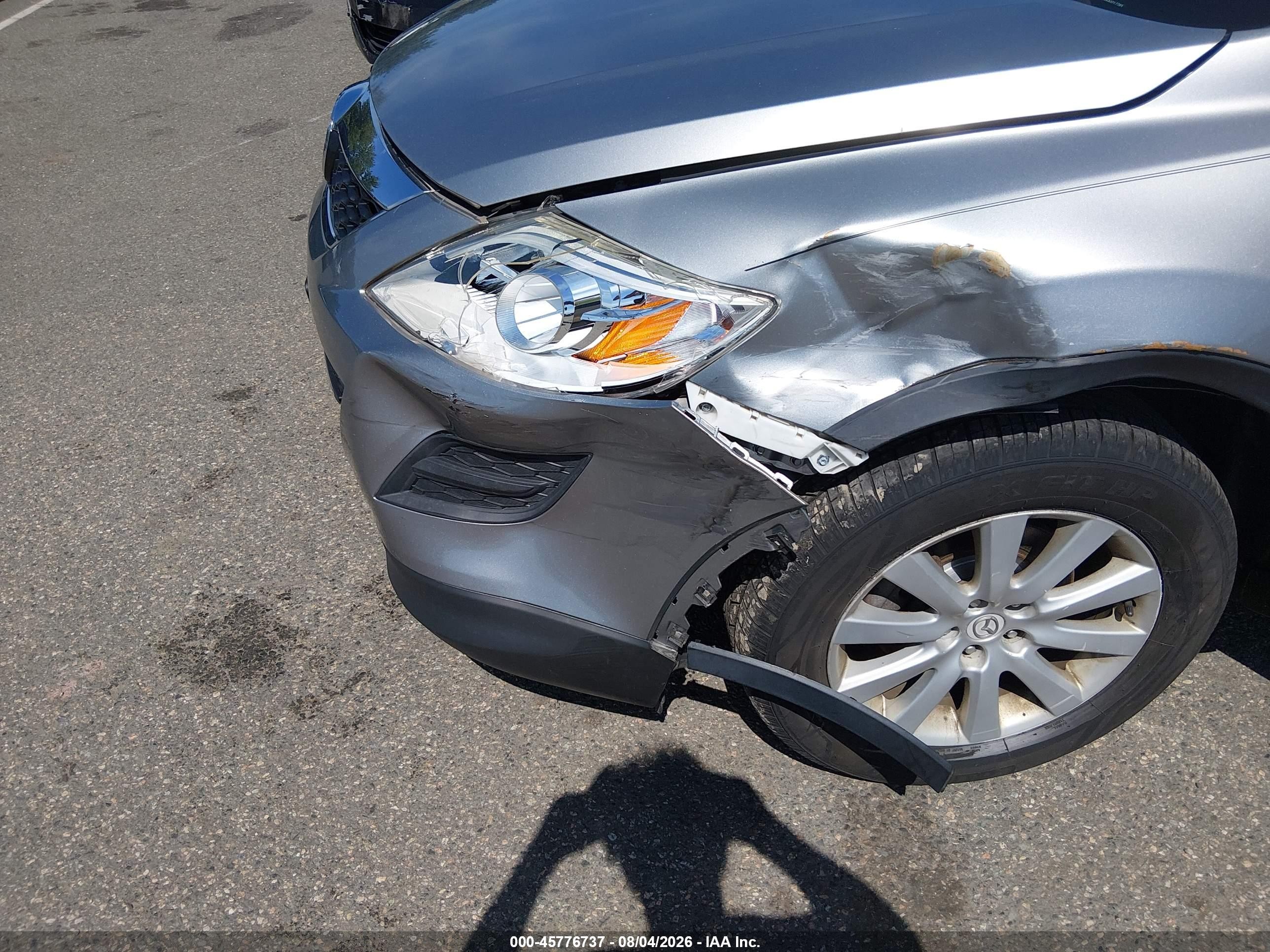 2010 Mazda Cx-9 Touring Gray vin: JM3TB3MV6A0217785