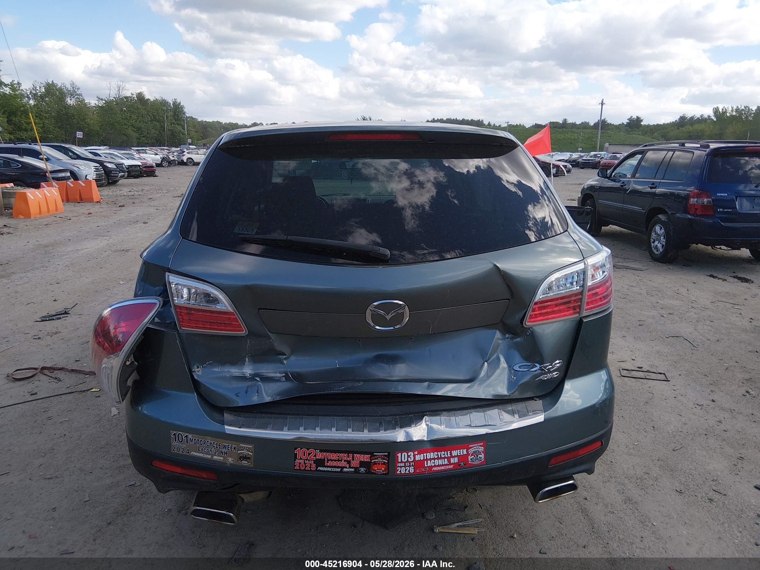 2010 Mazda Cx-9 Sport Бирюзовый vin: JM3TB3MV6A0224932