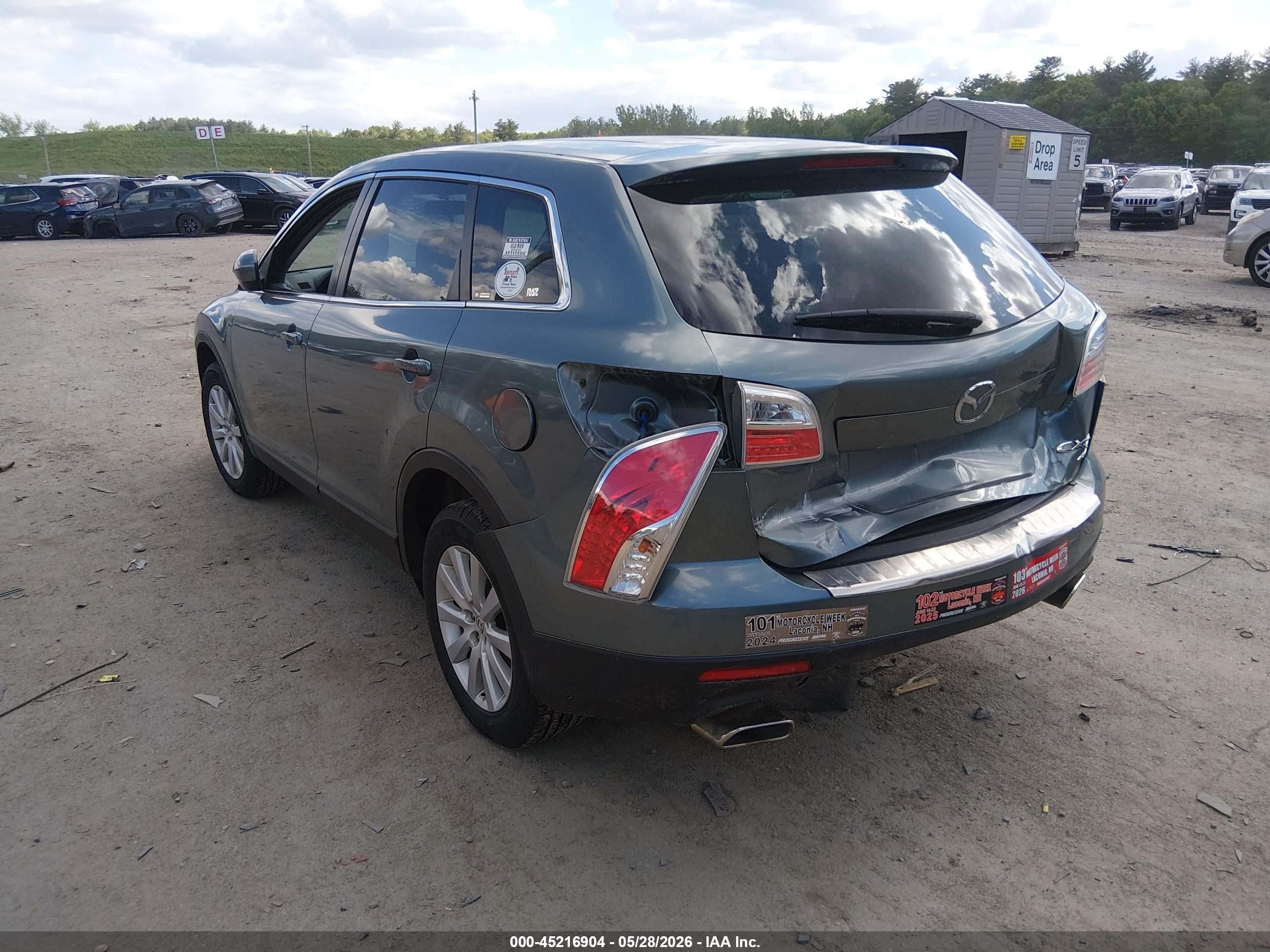 2010 Mazda Cx-9 Sport Бирюзовый vin: JM3TB3MV6A0224932
