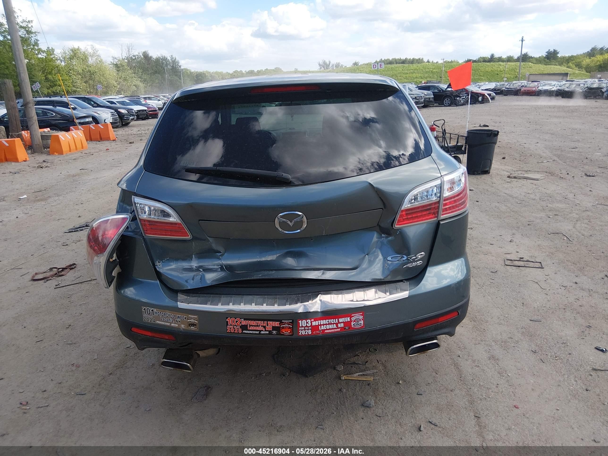 2010 Mazda Cx-9 Sport Бирюзовый vin: JM3TB3MV6A0224932