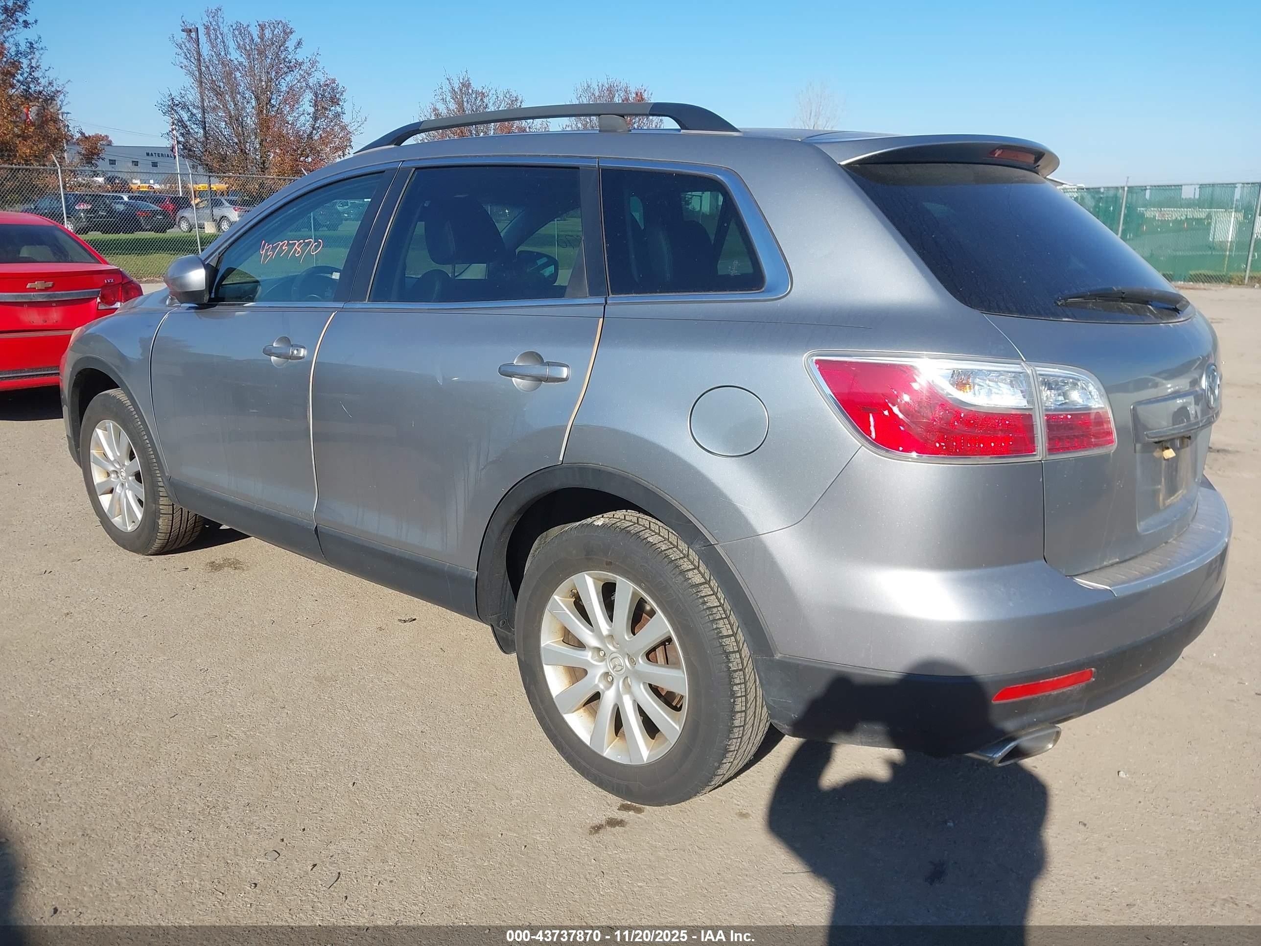 2010 Mazda Cx-9 Touring Silver vin: JM3TB3MV6A0236966