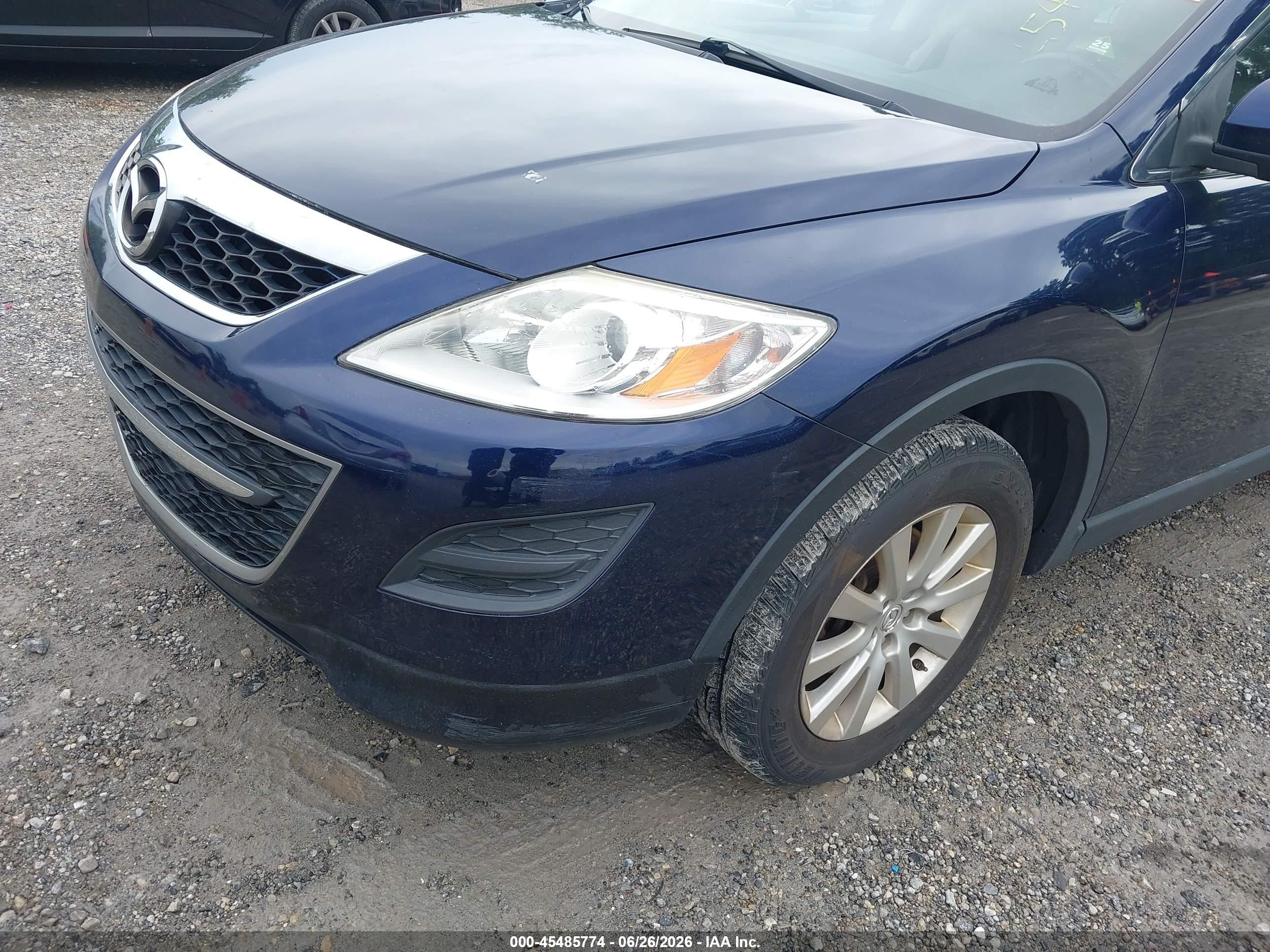 2010 Mazda Cx-9 Touring Blue vin: JM3TB3MV6A0237812
