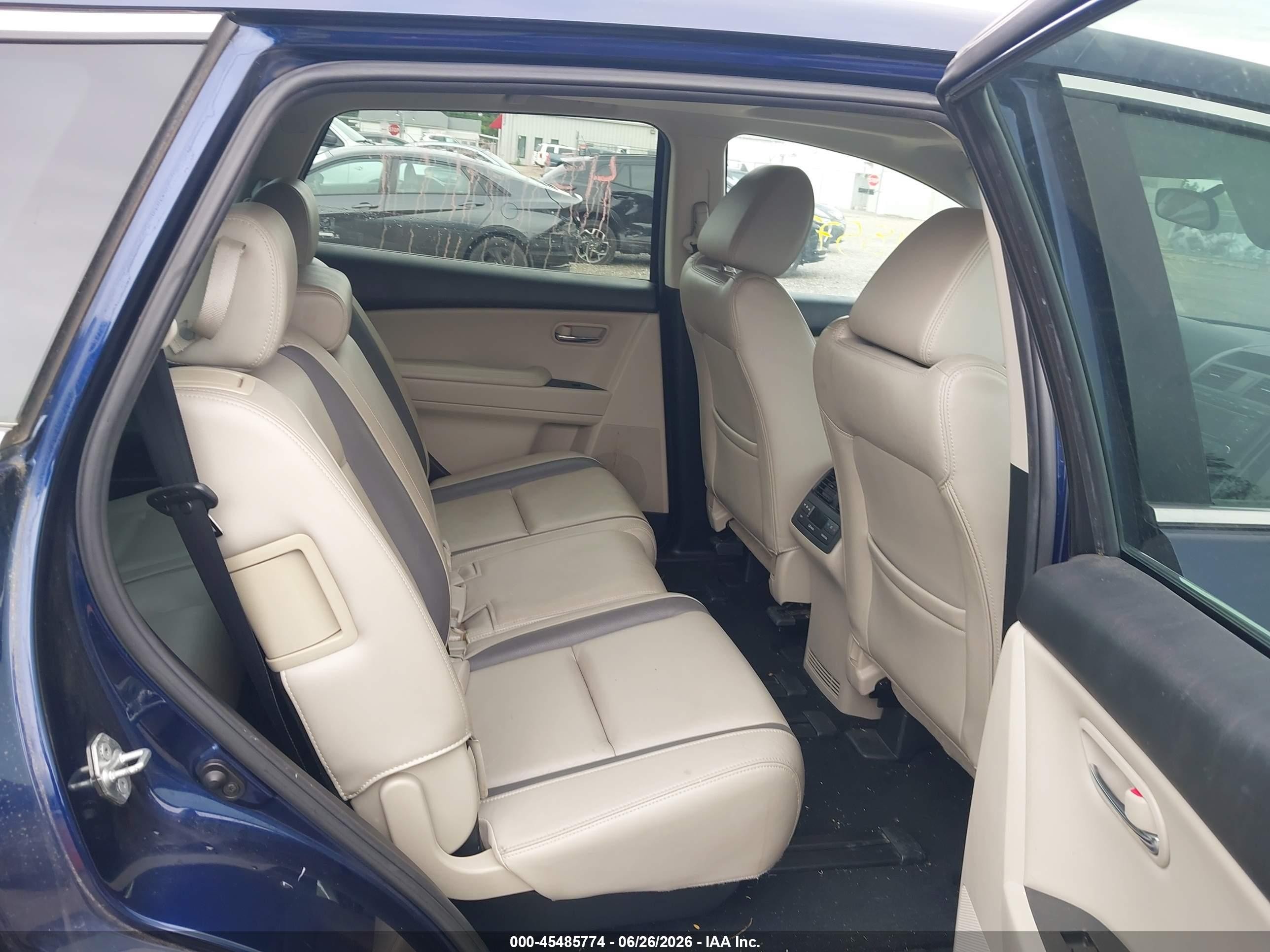 2010 Mazda Cx-9 Touring Blue vin: JM3TB3MV6A0237812