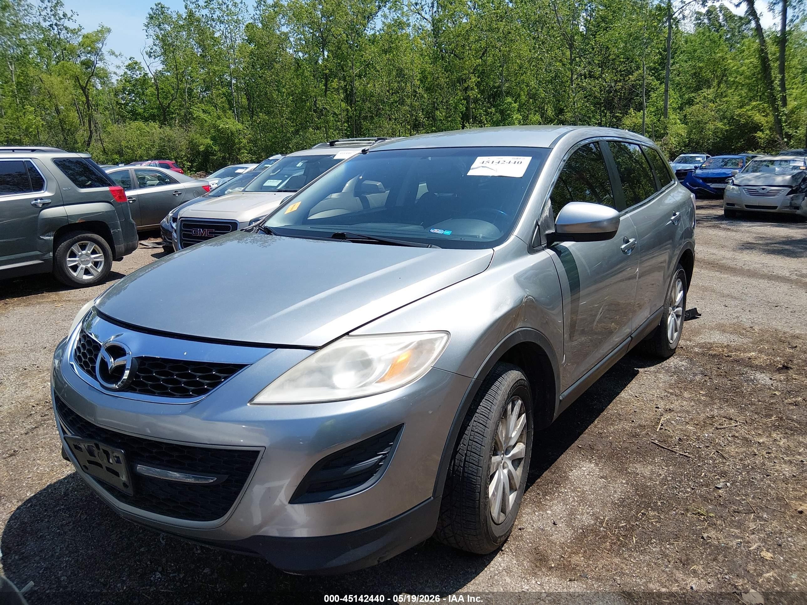 2010 Mazda Cx-9 Touring Gray vin: JM3TB3MV7A0207427