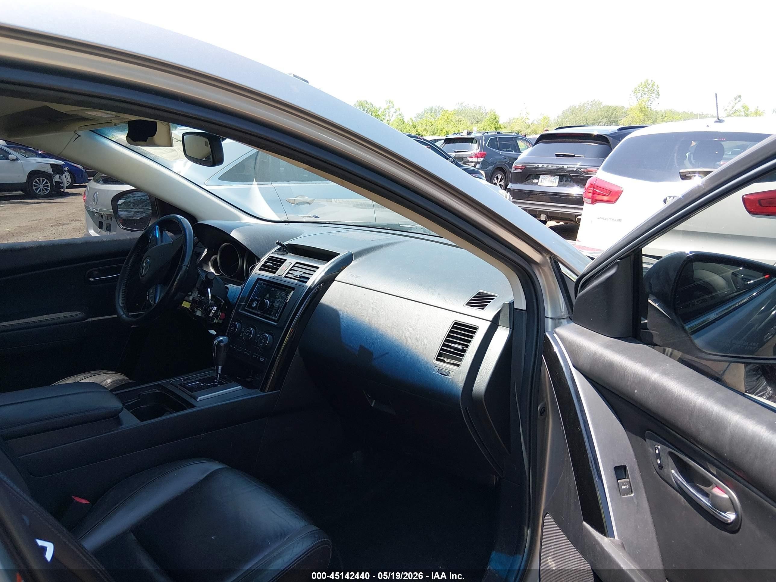 2010 Mazda Cx-9 Touring Gray vin: JM3TB3MV7A0207427
