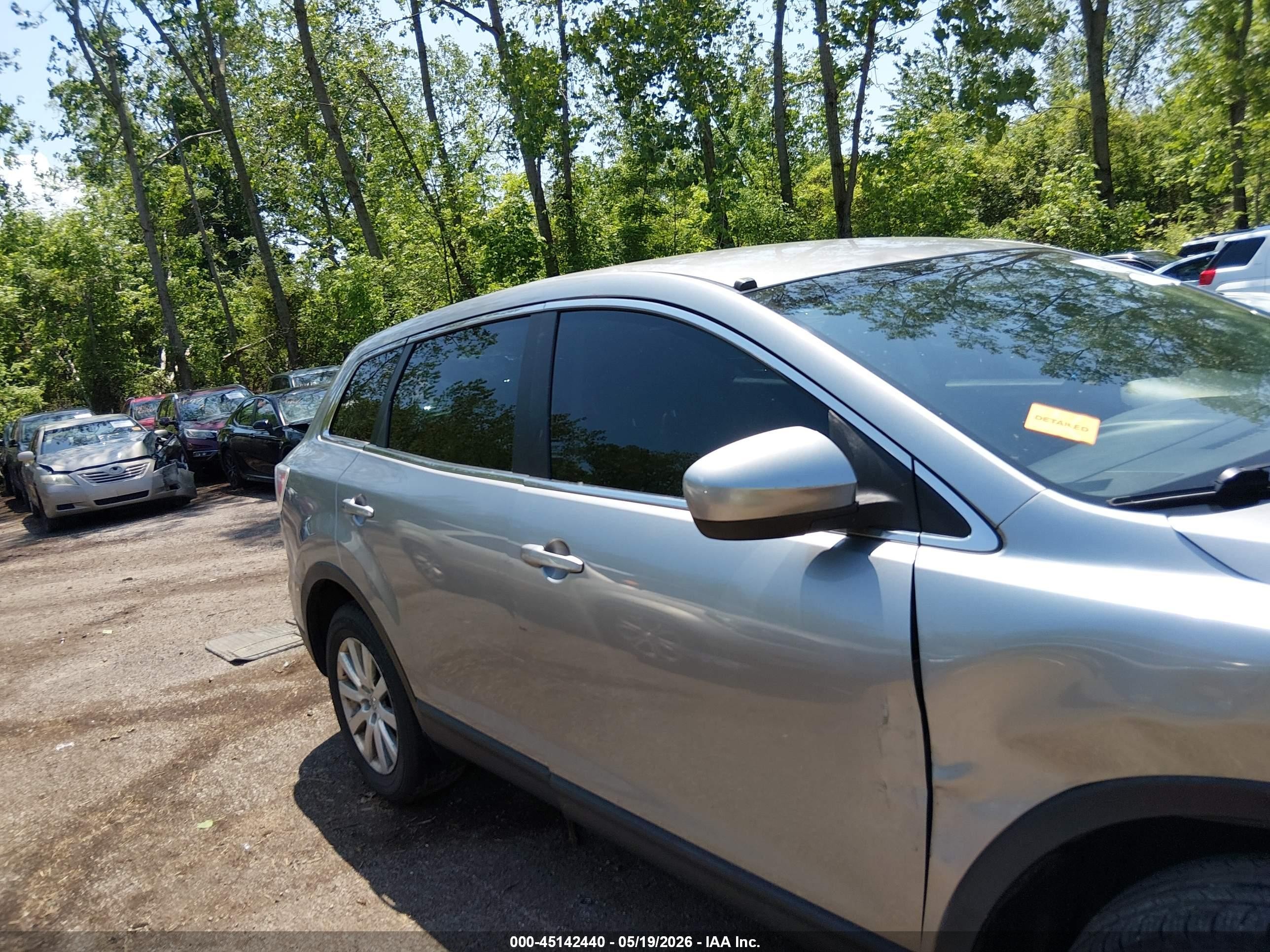 2010 Mazda Cx-9 Touring Gray vin: JM3TB3MV7A0207427