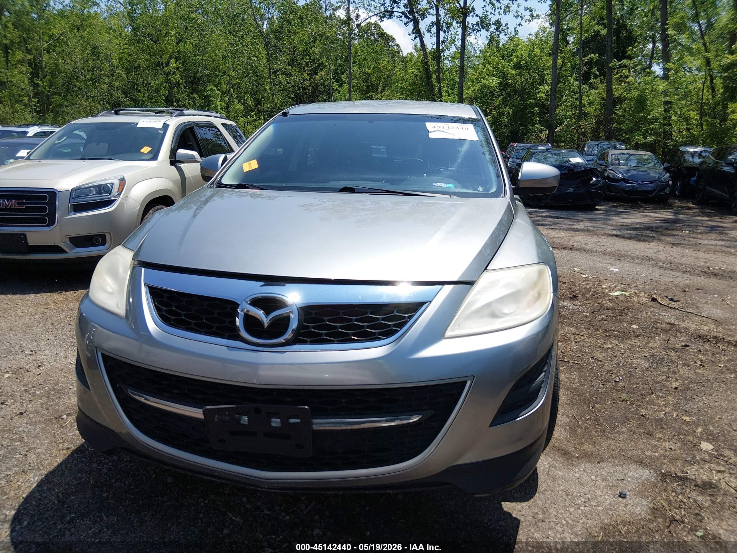 2010 Mazda Cx-9 Touring Gray vin: JM3TB3MV7A0207427