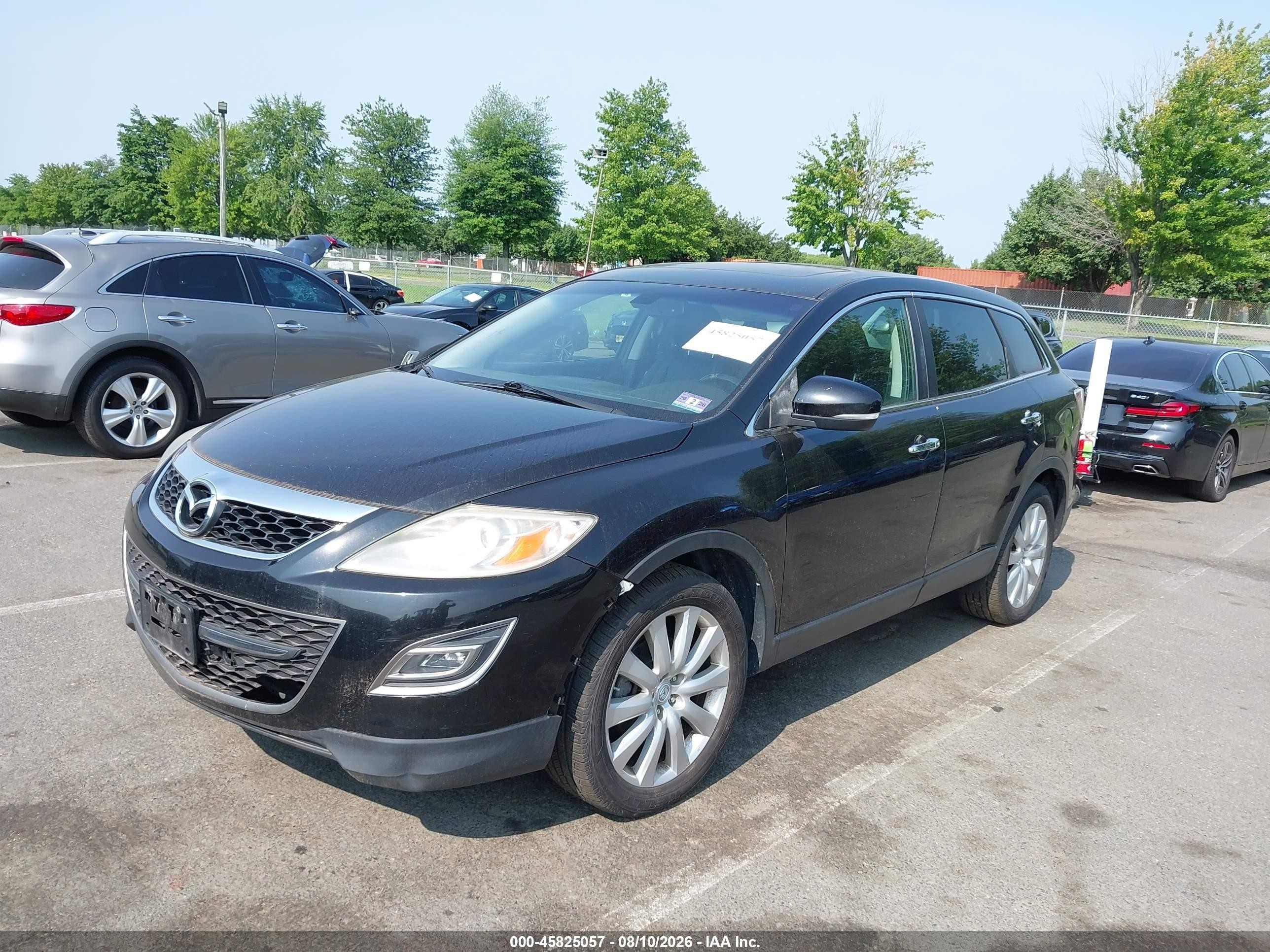 2010 Mazda Cx-9 Grand Touring Black vin: JM3TB3MV8A0235169