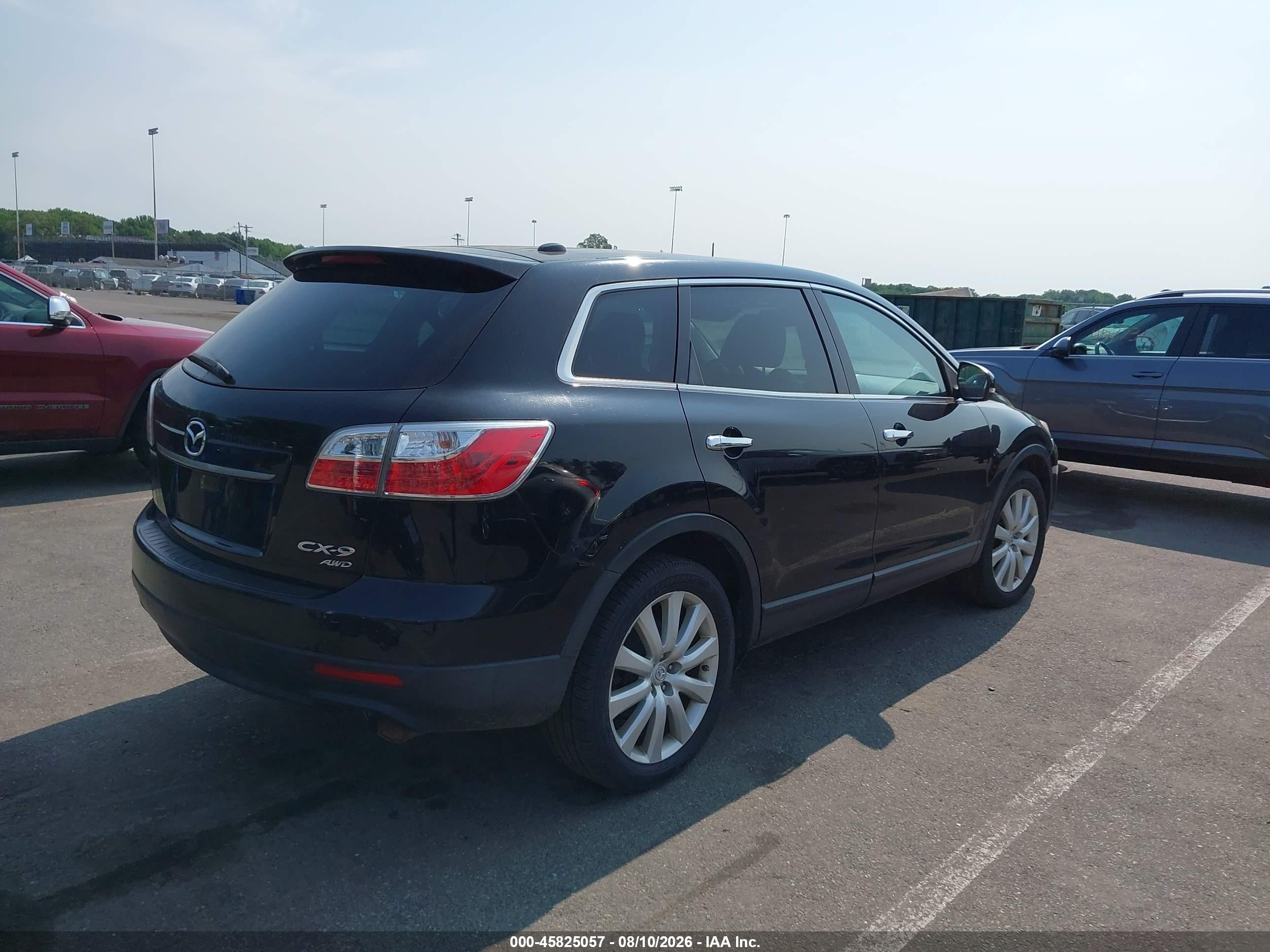 2010 Mazda Cx-9 Grand Touring Black vin: JM3TB3MV8A0235169