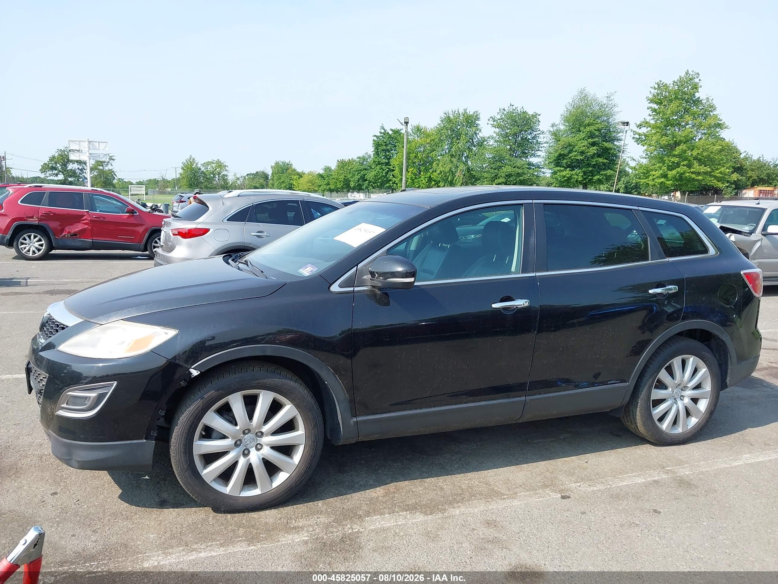 2010 Mazda Cx-9 Grand Touring Black vin: JM3TB3MV8A0235169