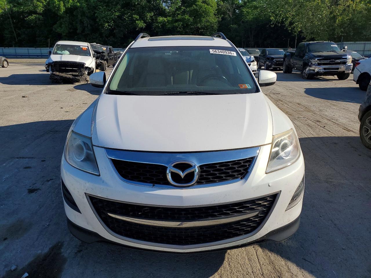 2010 Mazda Cx-9 White vin: JM3TB3MV9A0209535