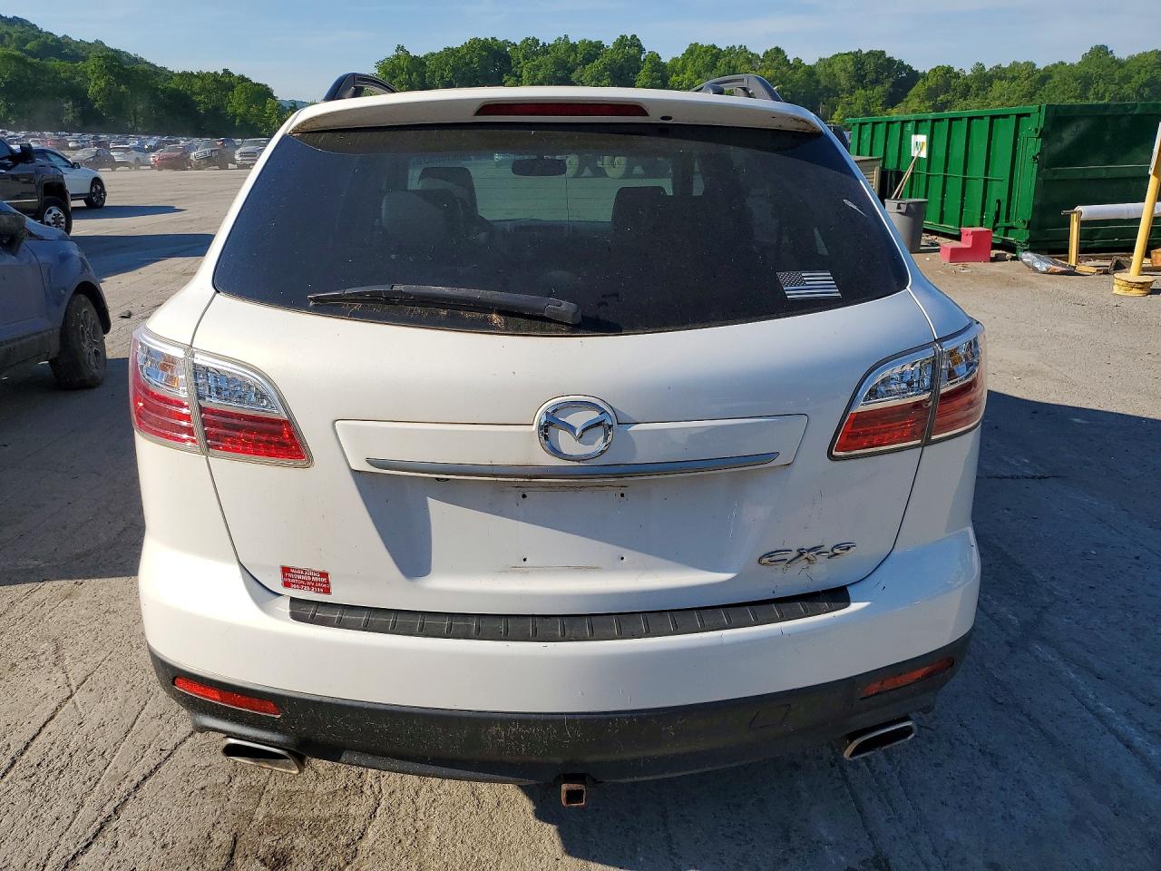 2010 Mazda Cx-9 White vin: JM3TB3MV9A0209535