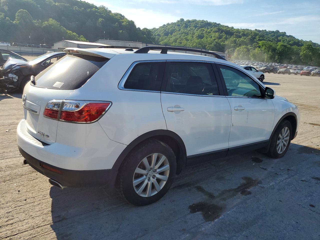 2010 Mazda Cx-9 White vin: JM3TB3MV9A0209535