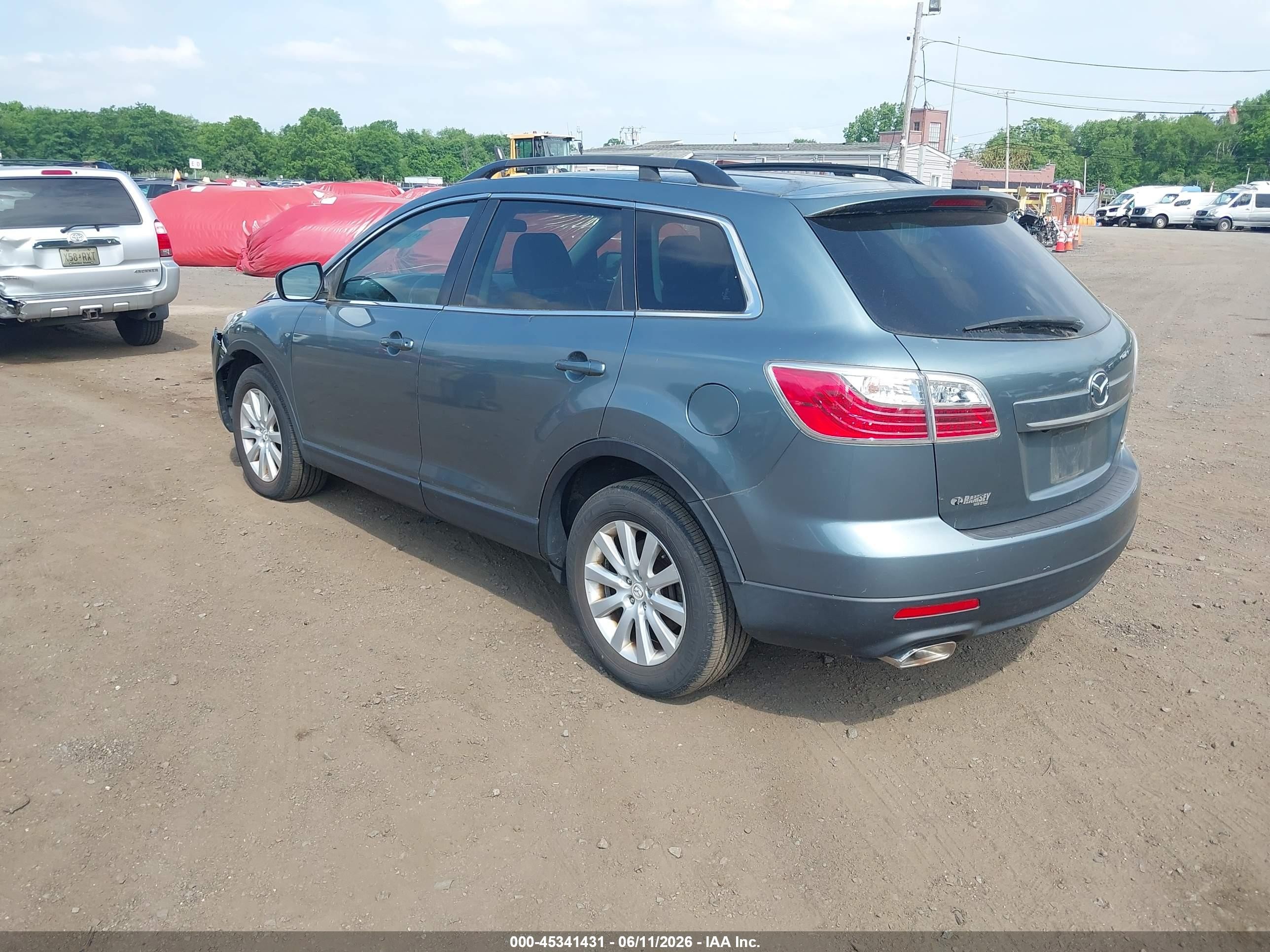2010 Mazda Cx-9 Touring Light Blue vin: JM3TB3MV9A0212984