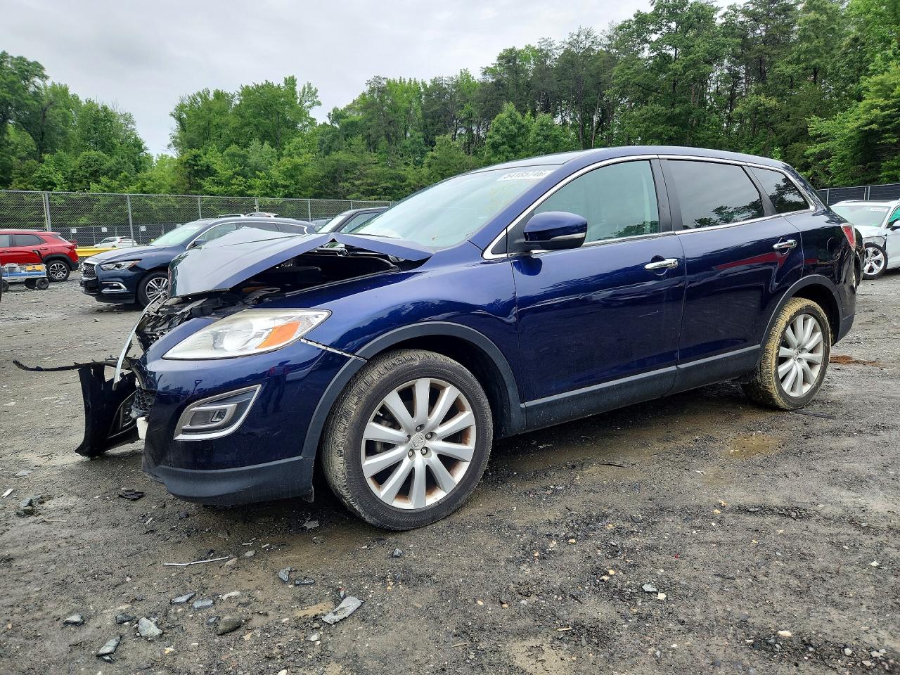 2010 Mazda Cx-9 Blue vin: JM3TB3MV9A0225556