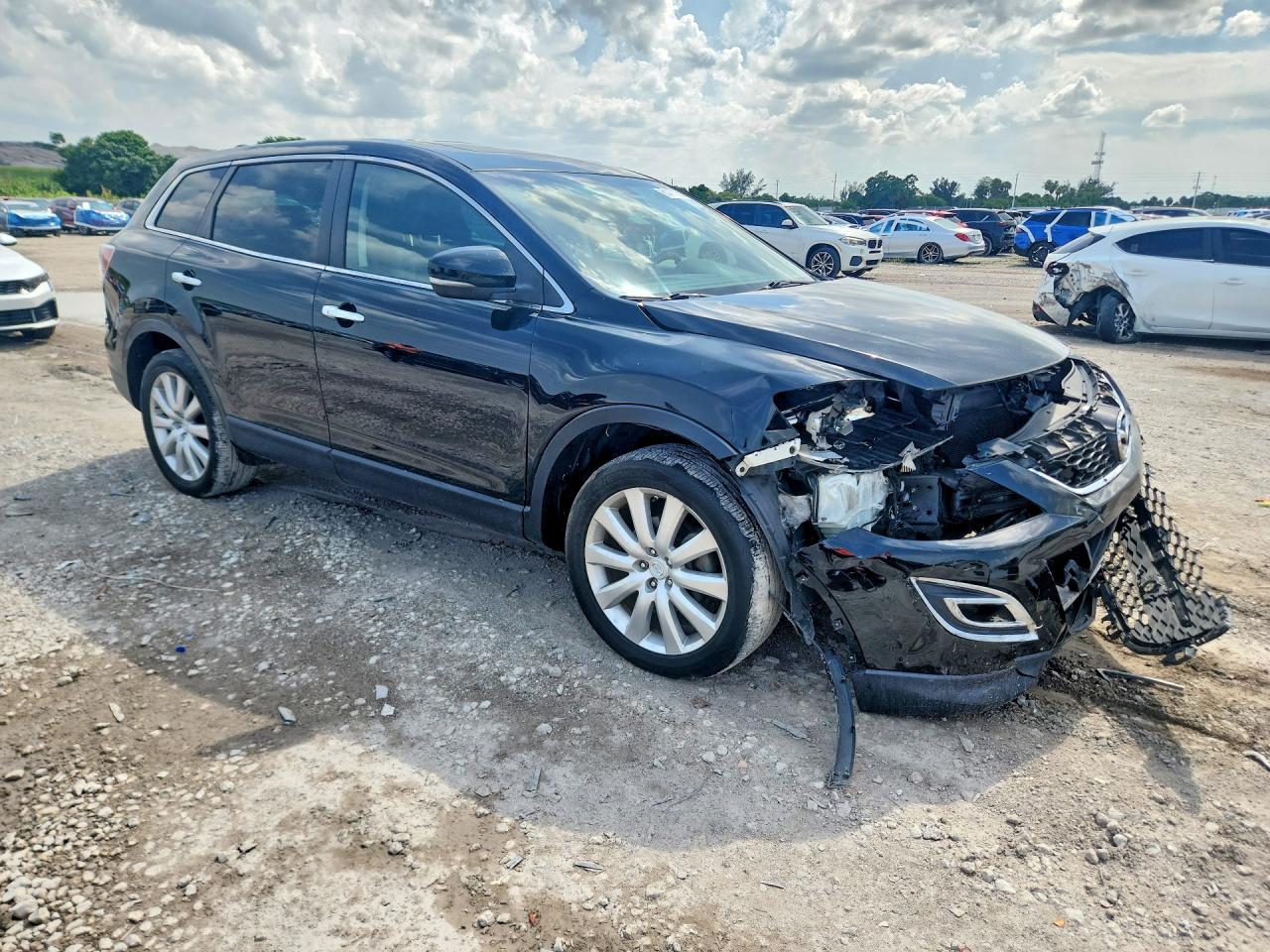 2010 Mazda Cx-9 Black vin: JM3TB3MV9A0230238