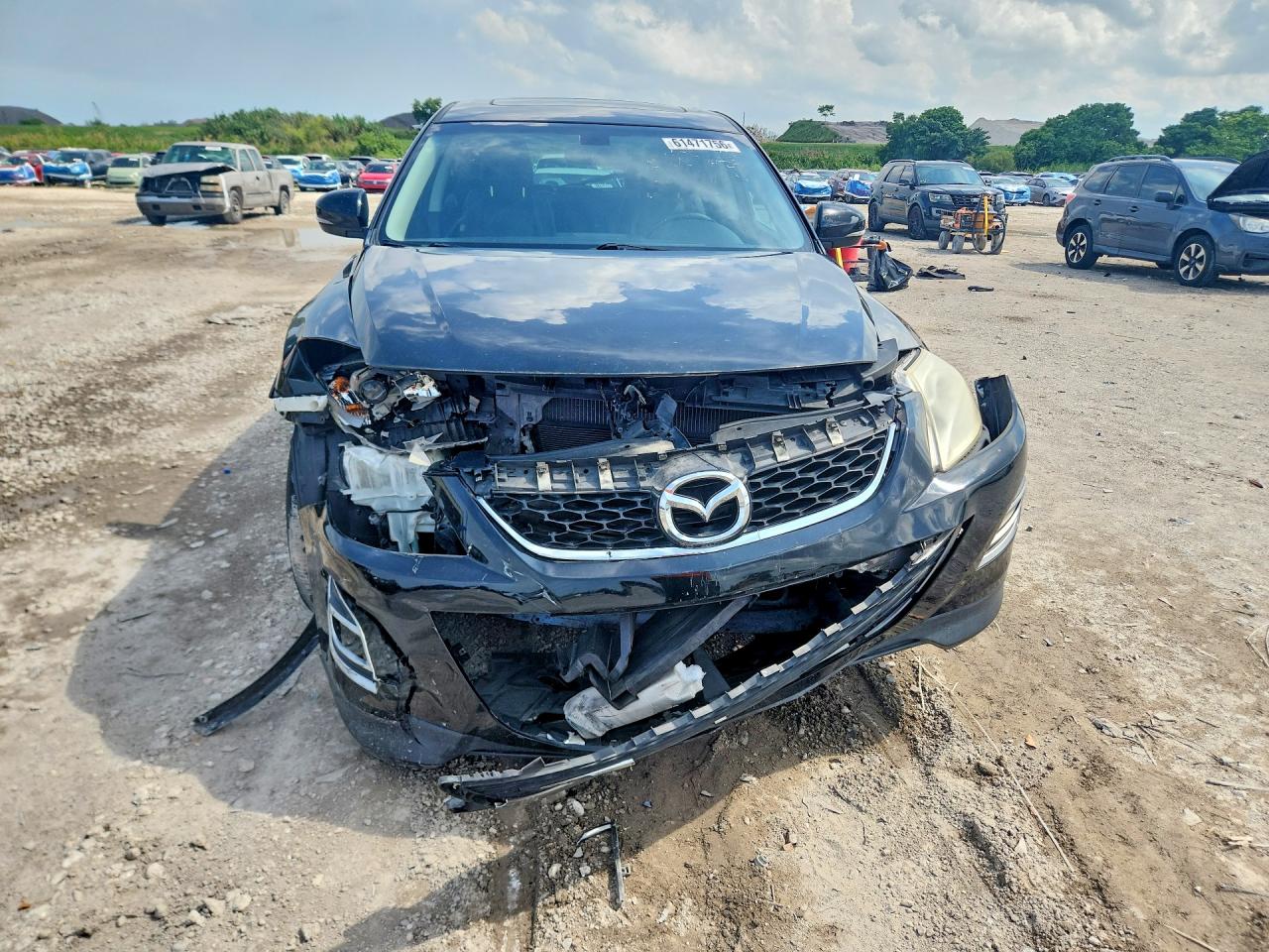 2010 Mazda Cx-9 Black vin: JM3TB3MV9A0230238