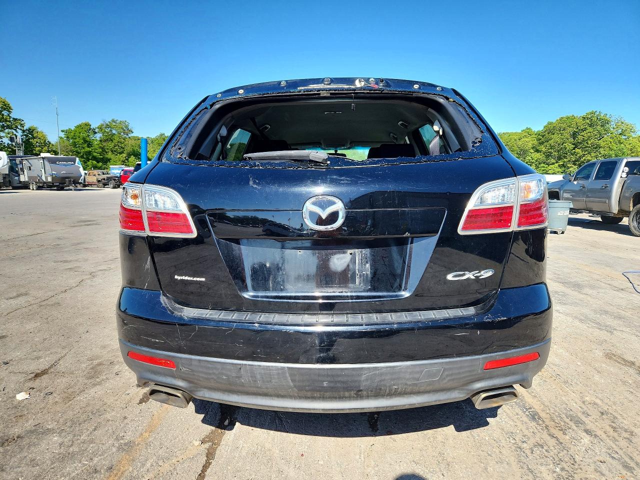 2010 Mazda Cx-9 Black vin: JM3TB3MV9A0236105