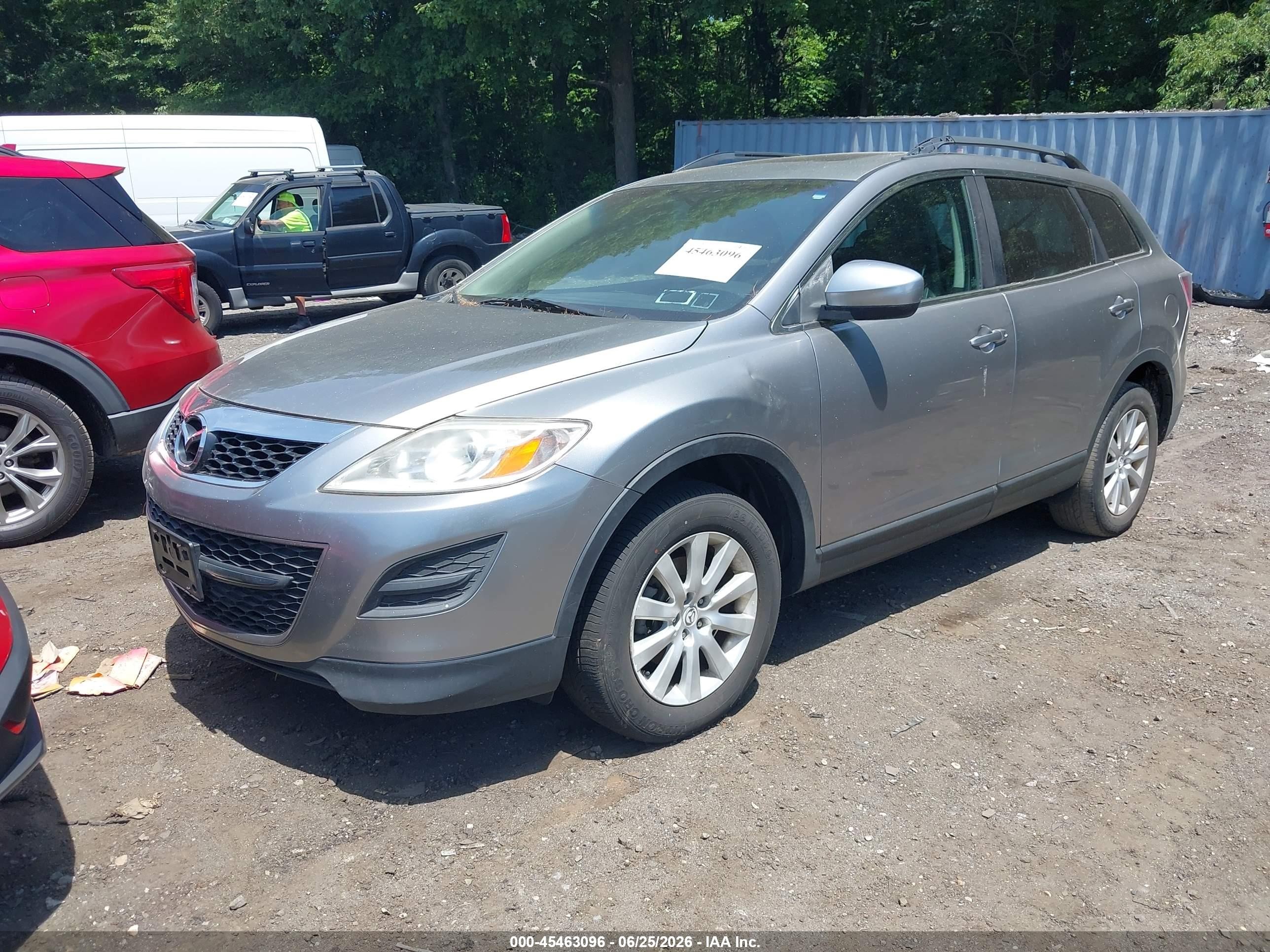 2010 Mazda Cx-9 Touring Silver vin: JM3TB3MVXA0206093