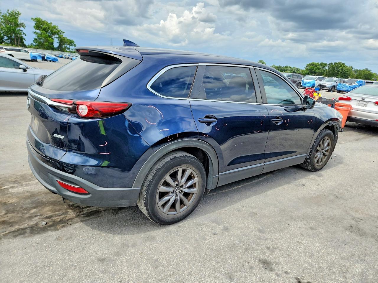 2019 Mazda Cx-9 Sport Blue vin: JM3TCABY8K0321386