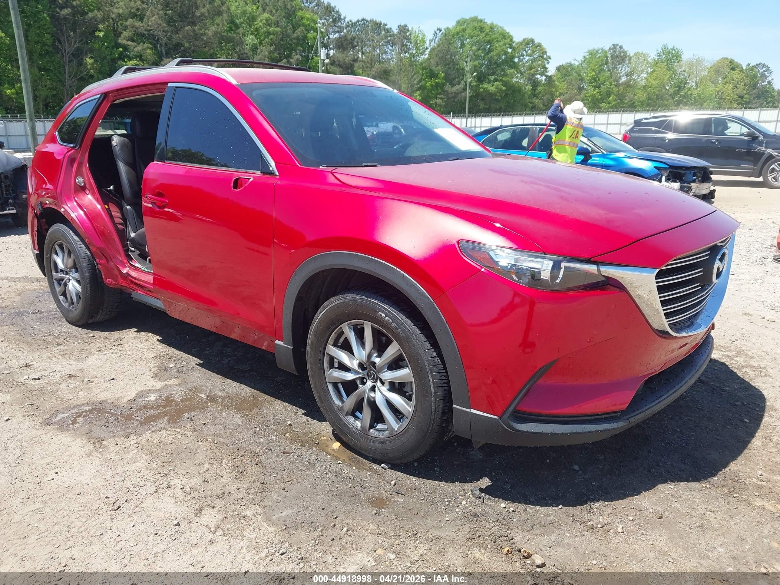 2016 Mazda Cx-9 Touring Red vin: JM3TCACY3G0116015