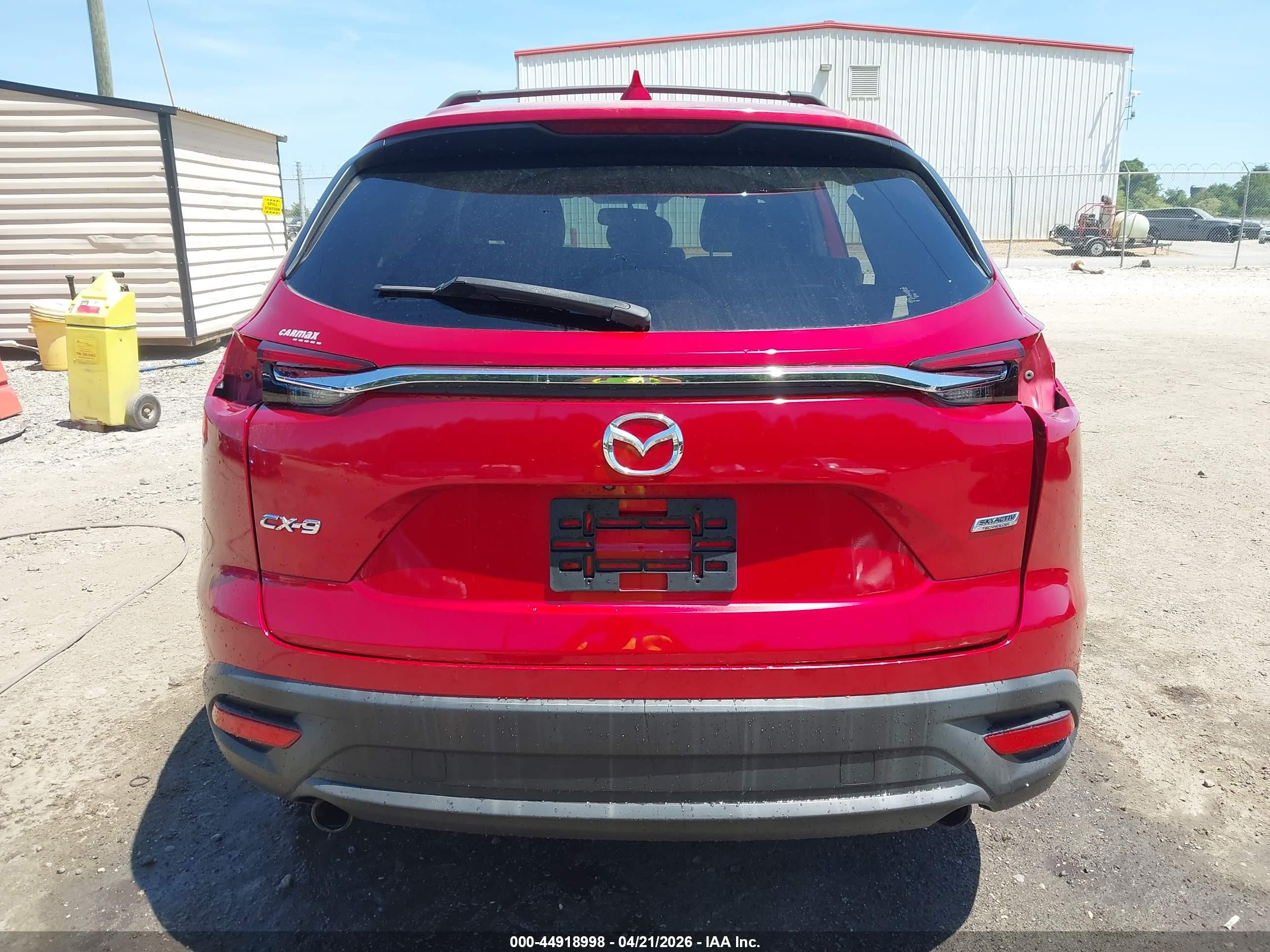 2016 Mazda Cx-9 Touring Red vin: JM3TCACY3G0116015