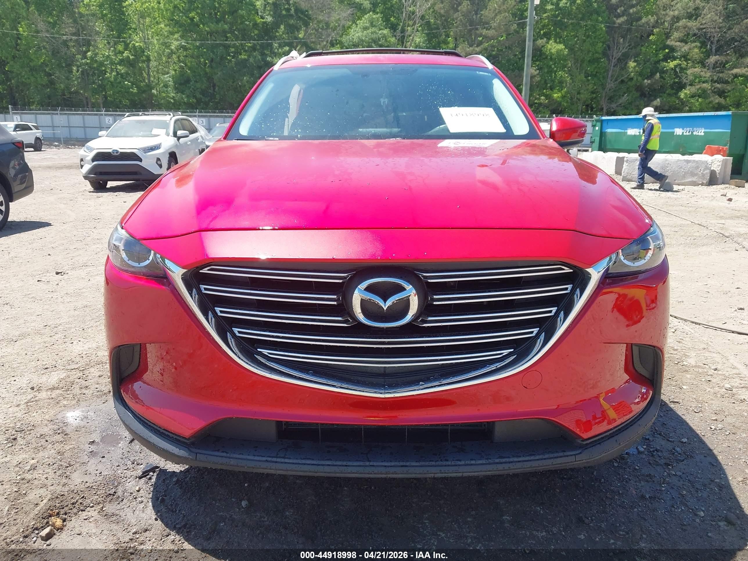 2016 Mazda Cx-9 Touring Red vin: JM3TCACY3G0116015