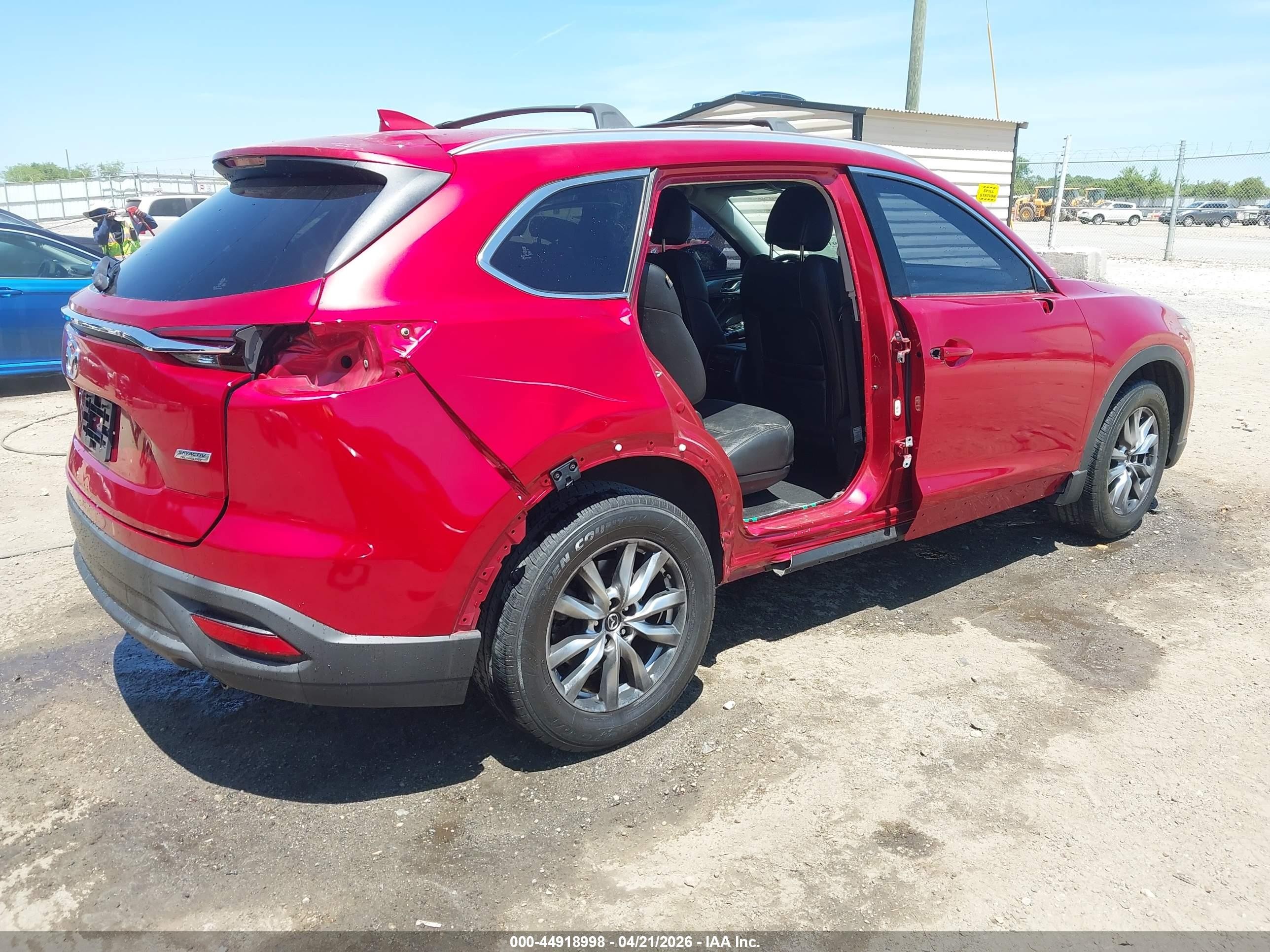 2016 Mazda Cx-9 Touring Red vin: JM3TCACY3G0116015