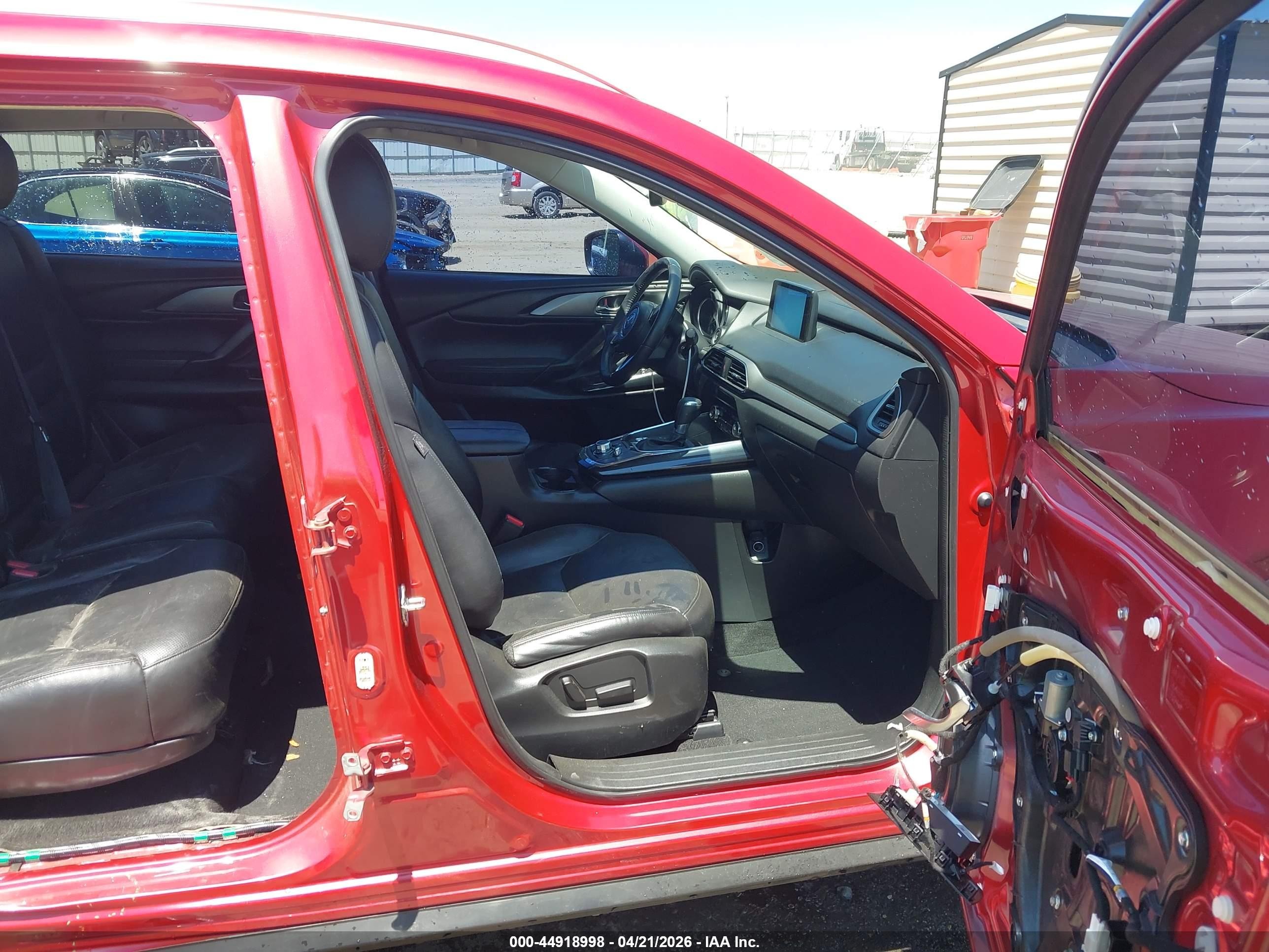 2016 Mazda Cx-9 Touring Red vin: JM3TCACY3G0116015
