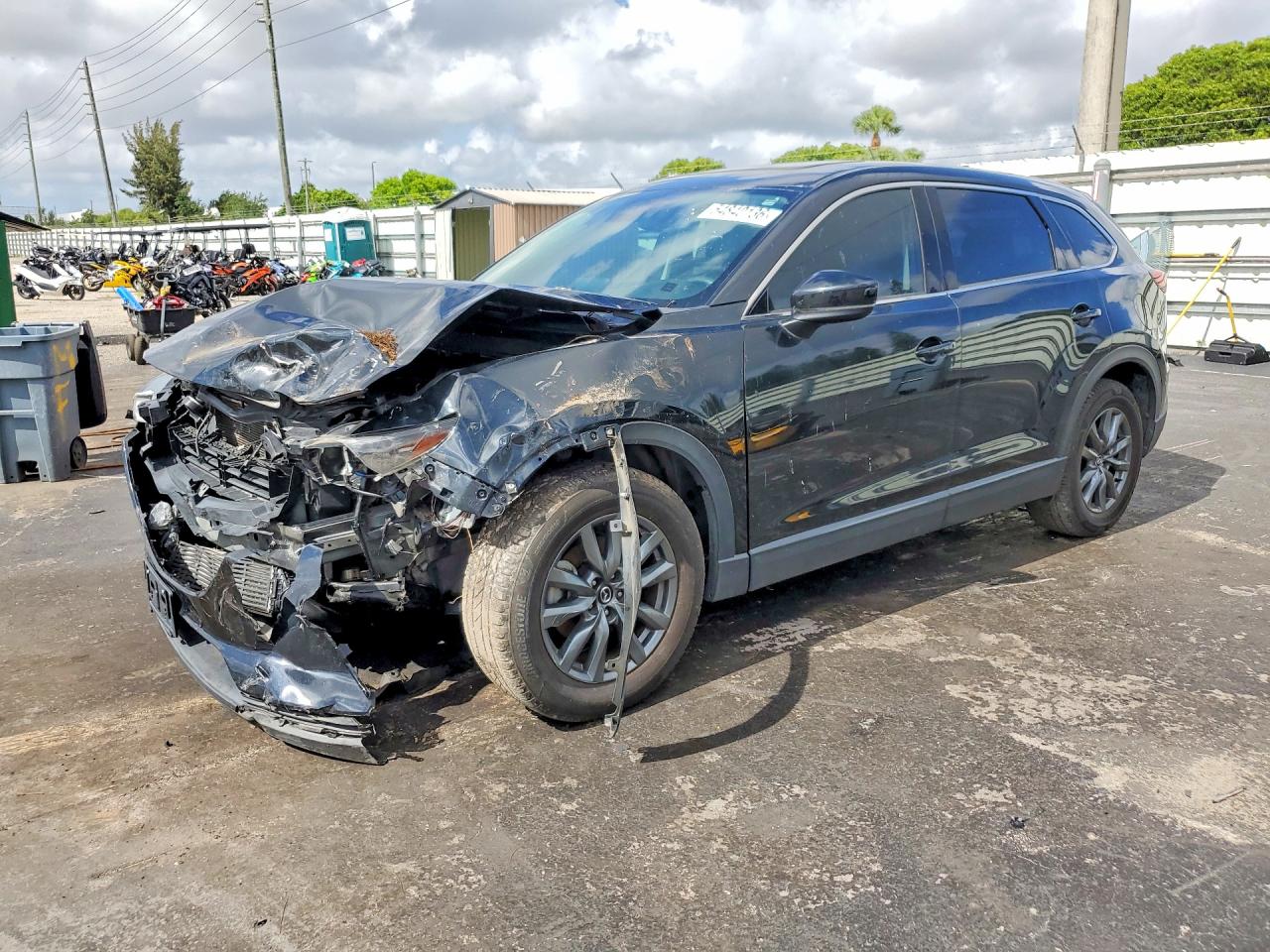 2020 Mazda Cx-9 Touring Black vin: JM3TCACY3L0416289