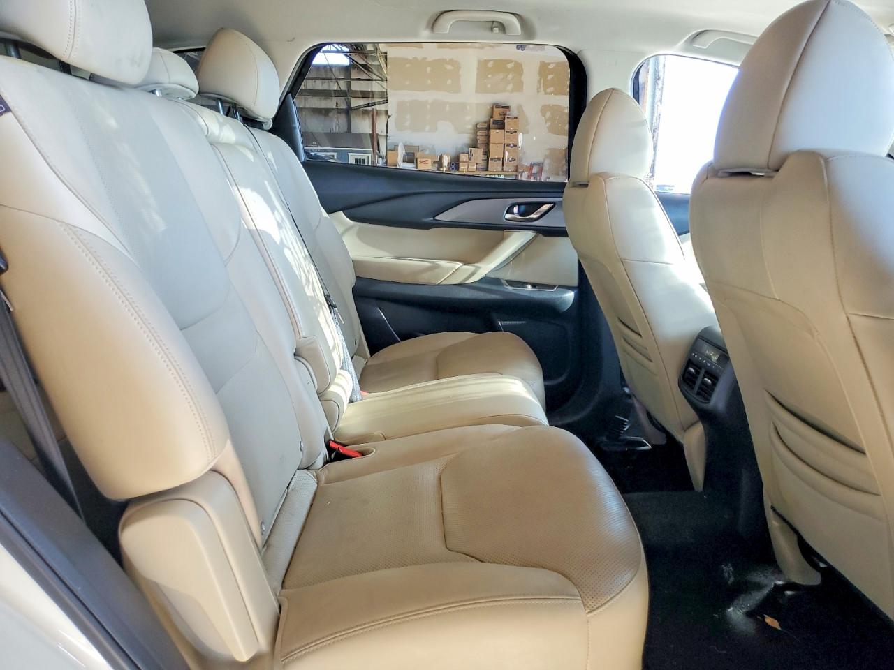 2018 Mazda Cx-9 Touring White vin: JM3TCACY5J0222845