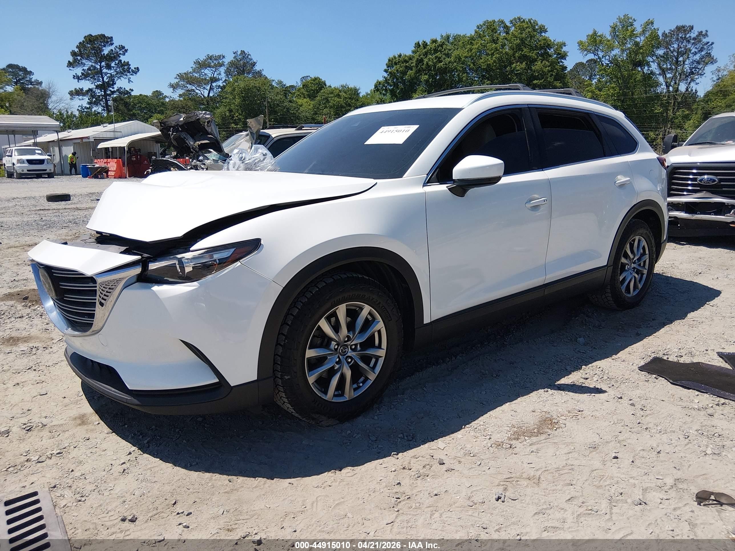 2019 Mazda Cx-9 Touring White vin: JM3TCACY5K0302874