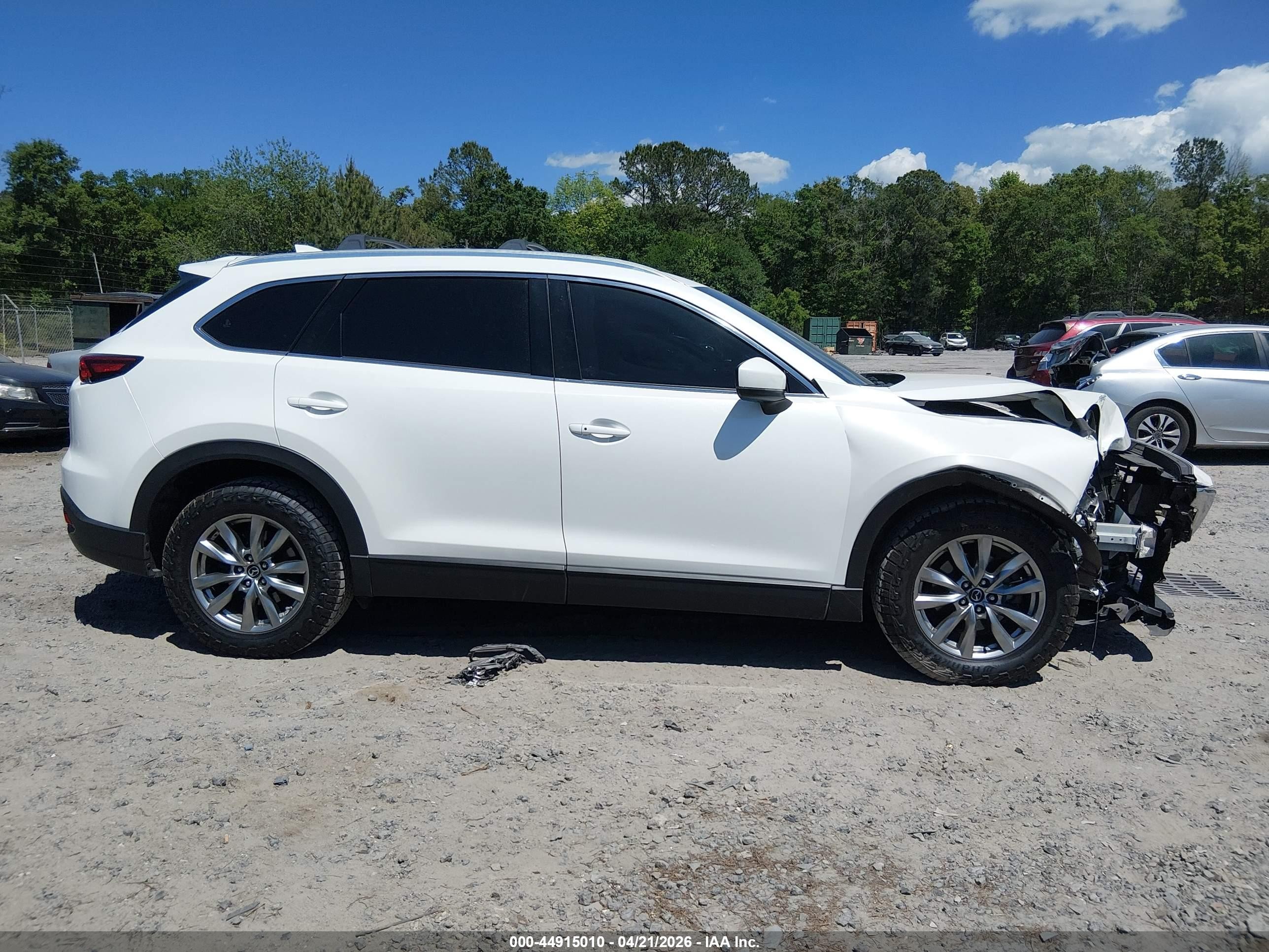 2019 Mazda Cx-9 Touring White vin: JM3TCACY5K0302874