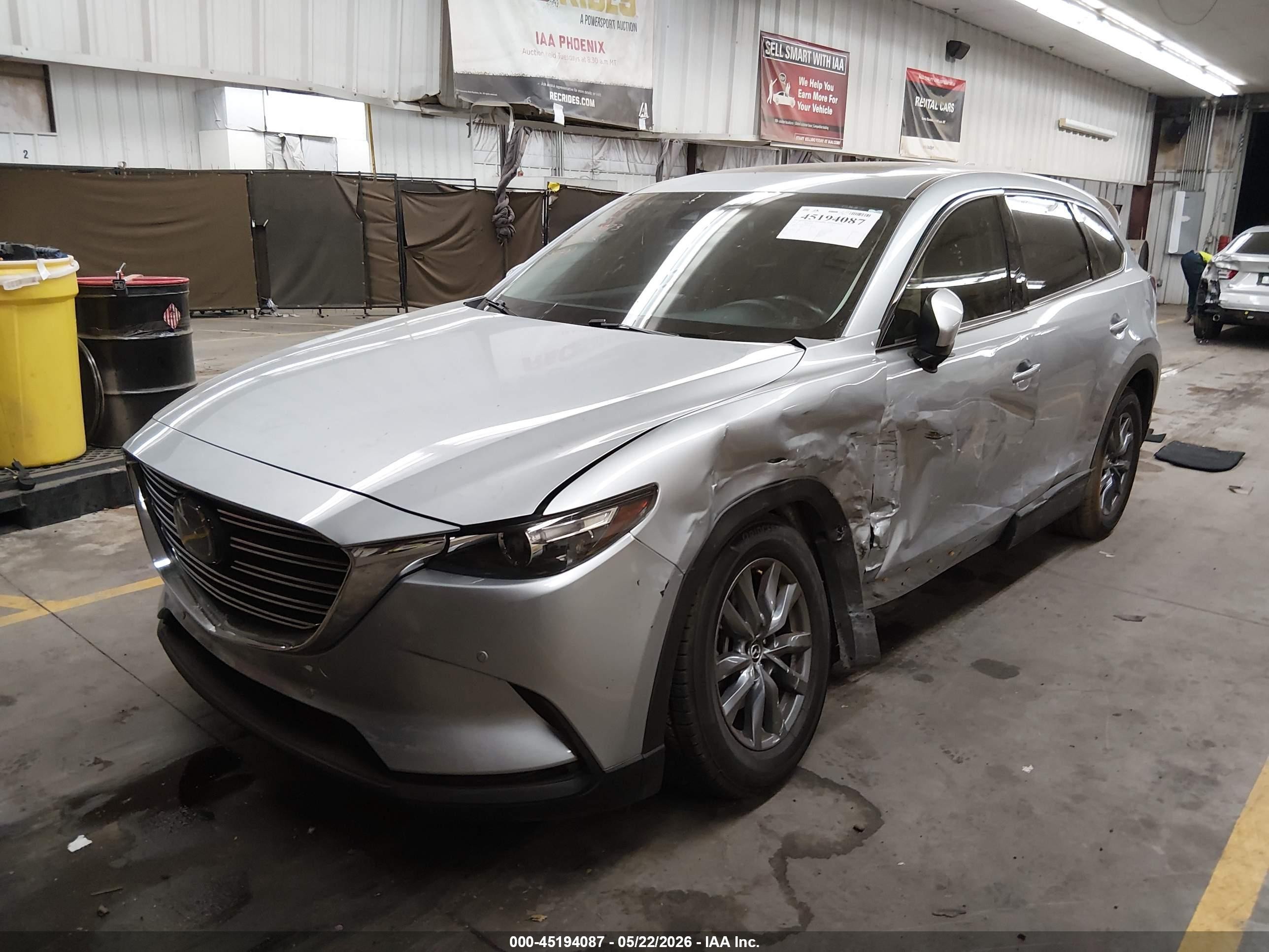 2020 Mazda Cx-9 Touring Silver vin: JM3TCACY5L0416570