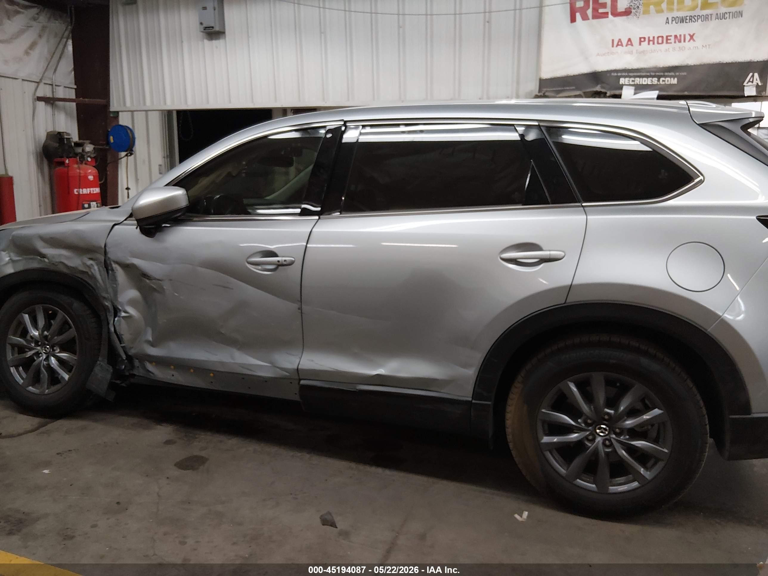 2020 Mazda Cx-9 Touring Silver vin: JM3TCACY5L0416570